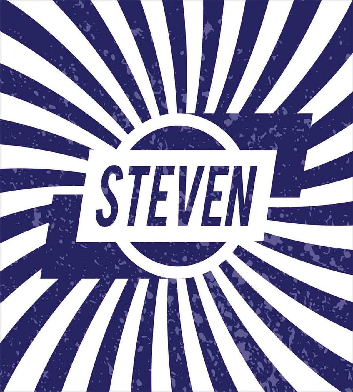 Name in Blue and White — Pattern