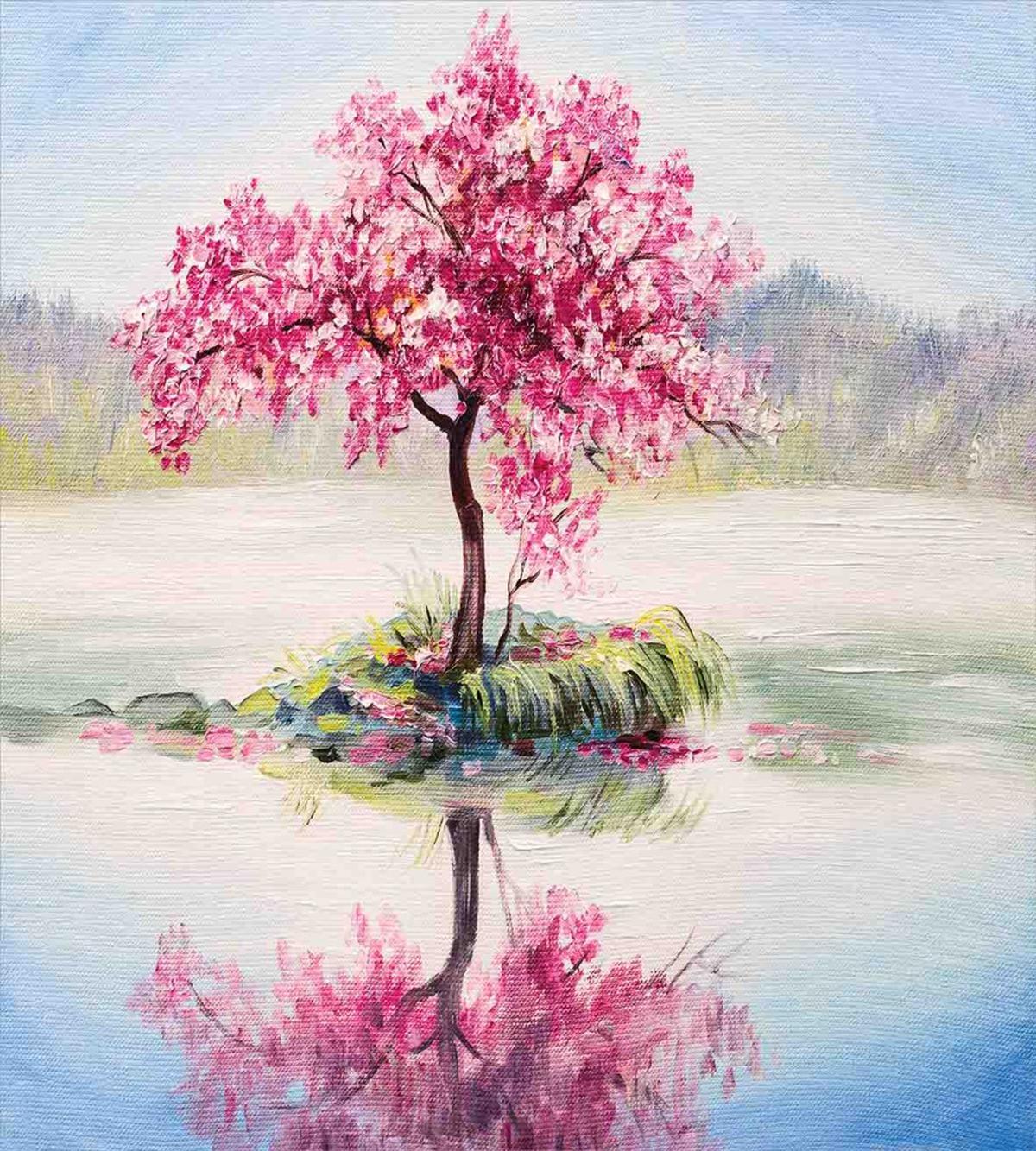 Japanese Cherry Tree — Pattern