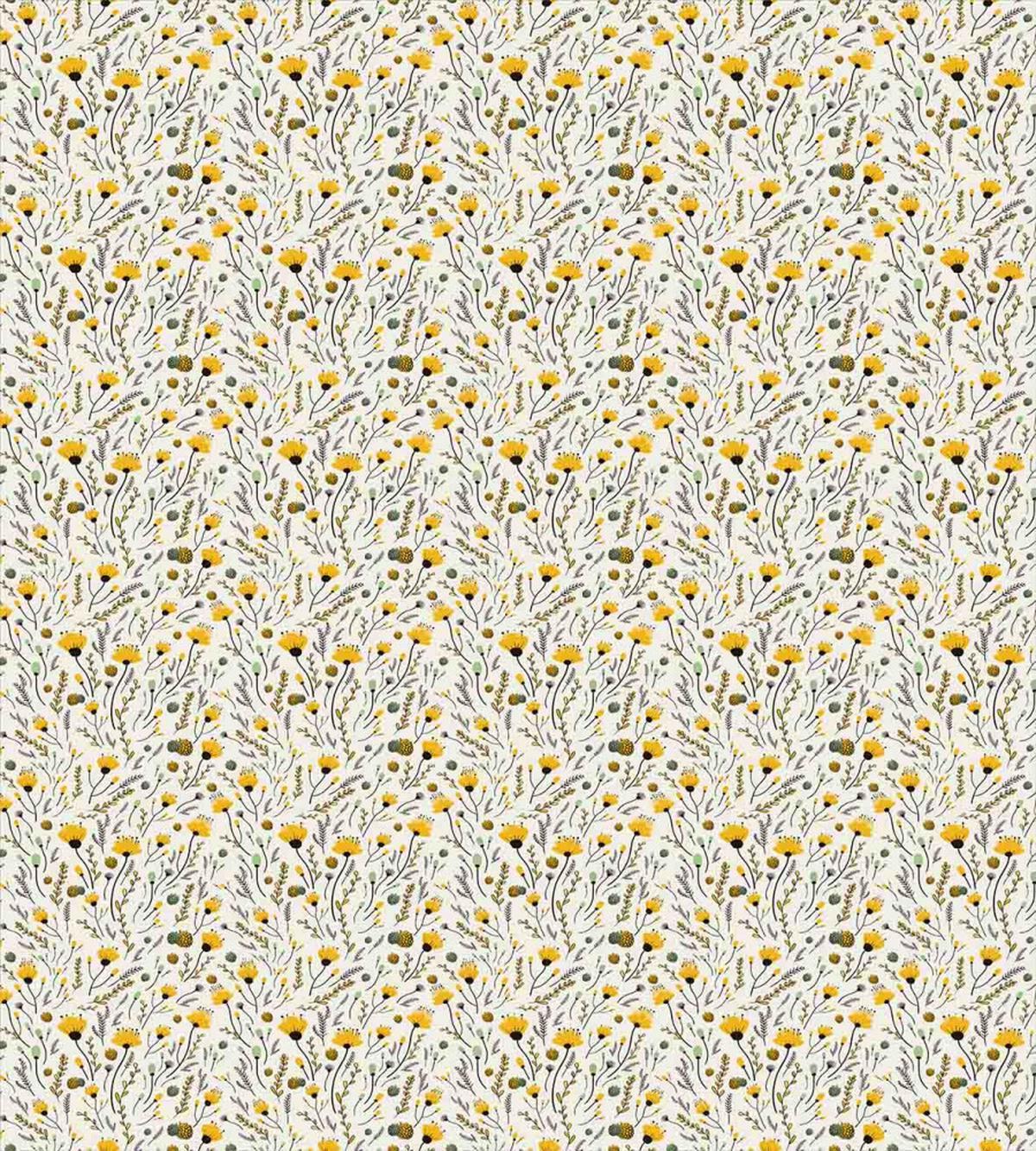 Yellow Spring Flowers — Pattern