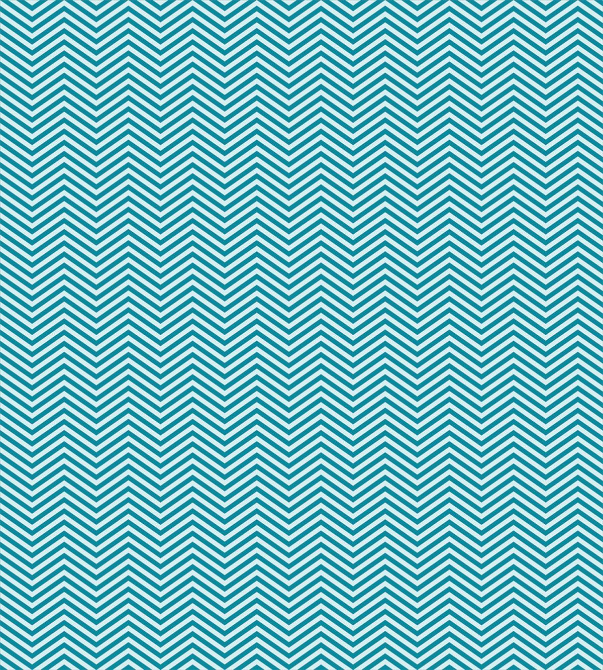 Blue Monochrome Zigzags — Pattern