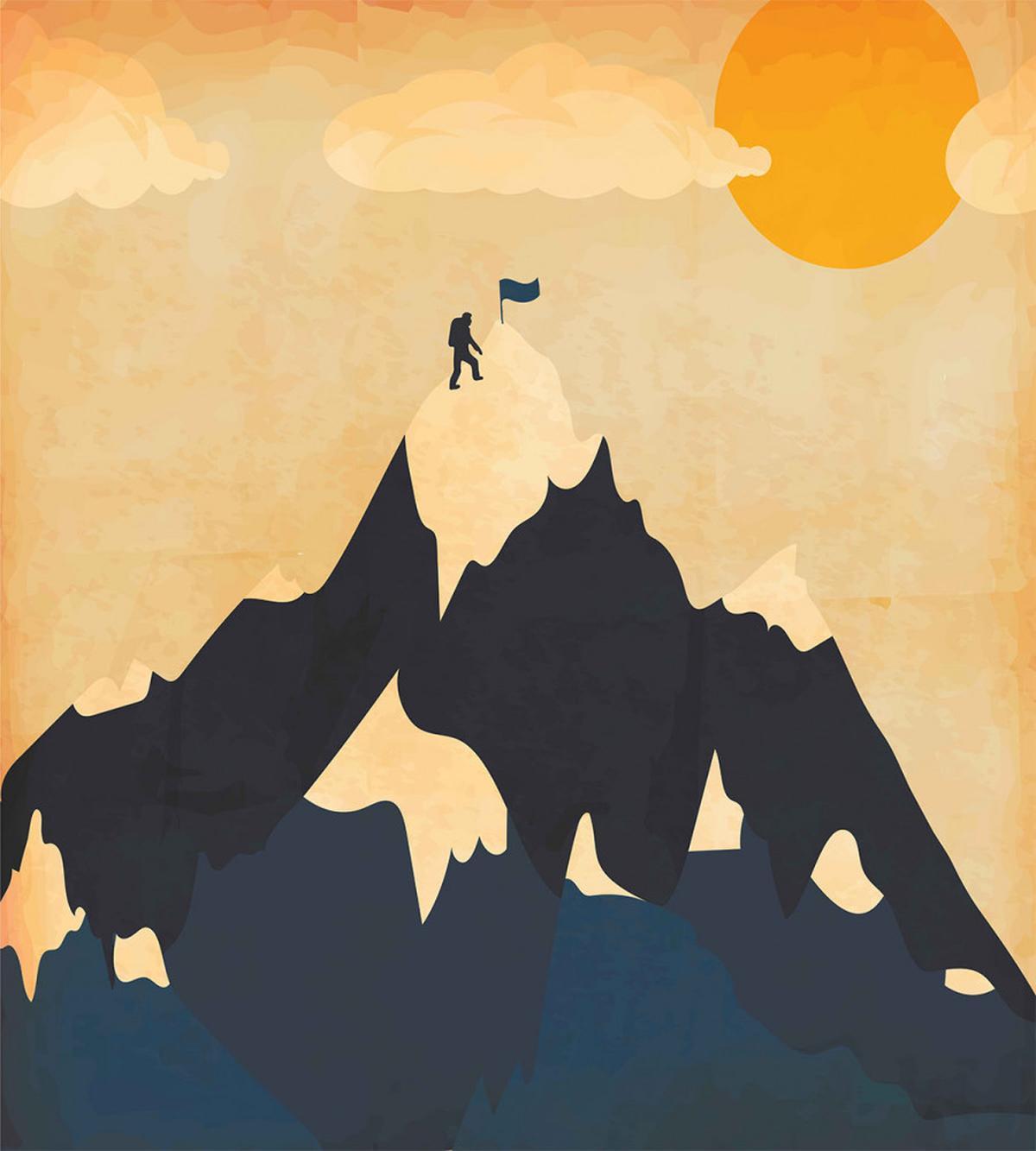 Man on the Mountaintop — Pattern
