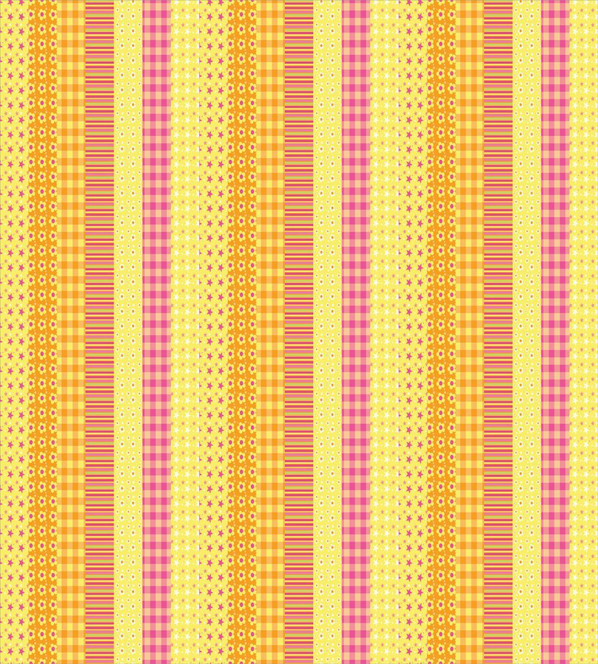 Flower Stars Stripes Motif — Pattern