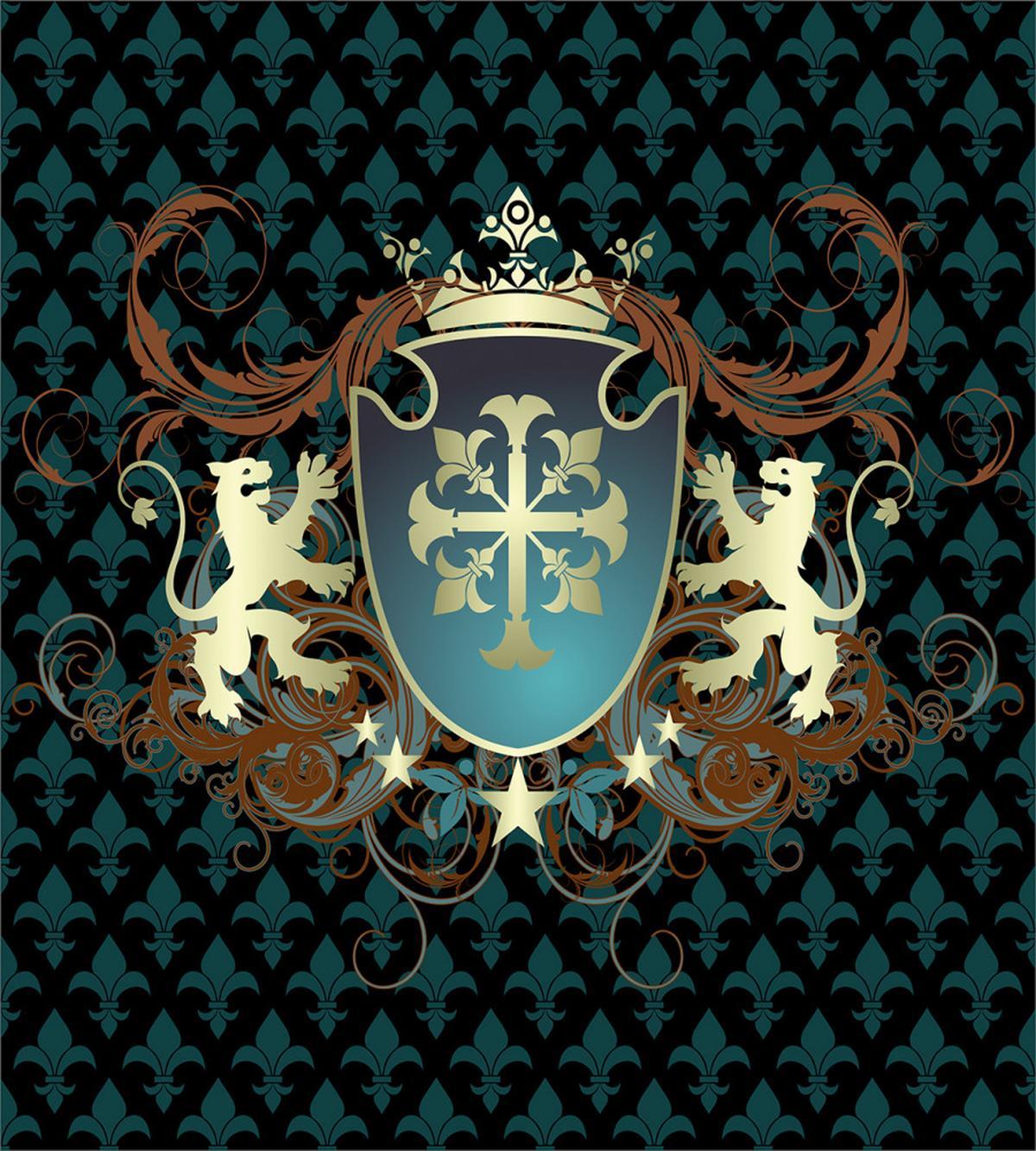 Middle Ages Coat of Arms — Pattern