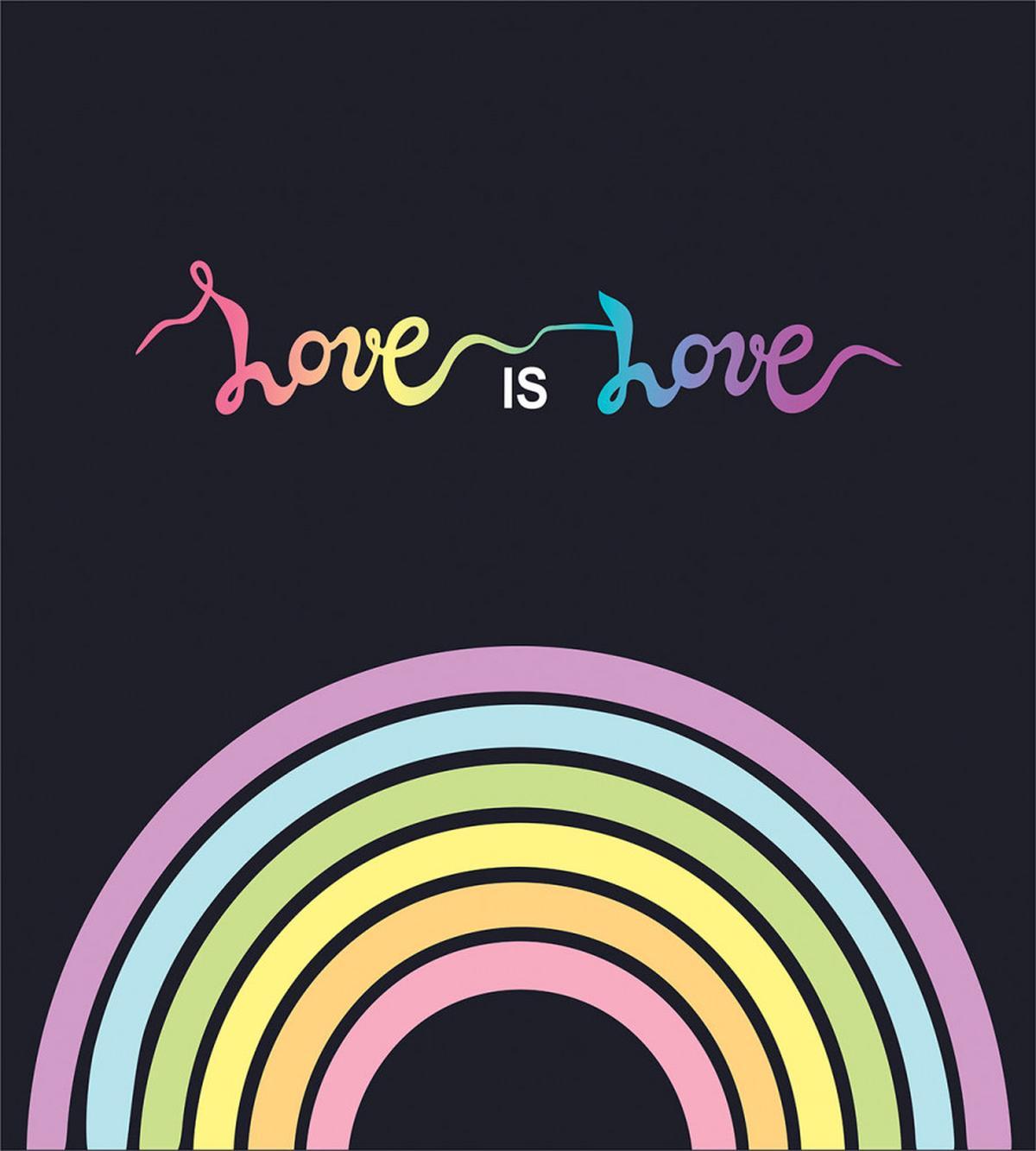 Love is Love Rainbow Lines — Pattern