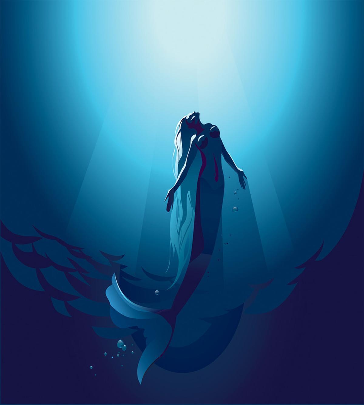 Mermaid in Deep Water — Pattern
