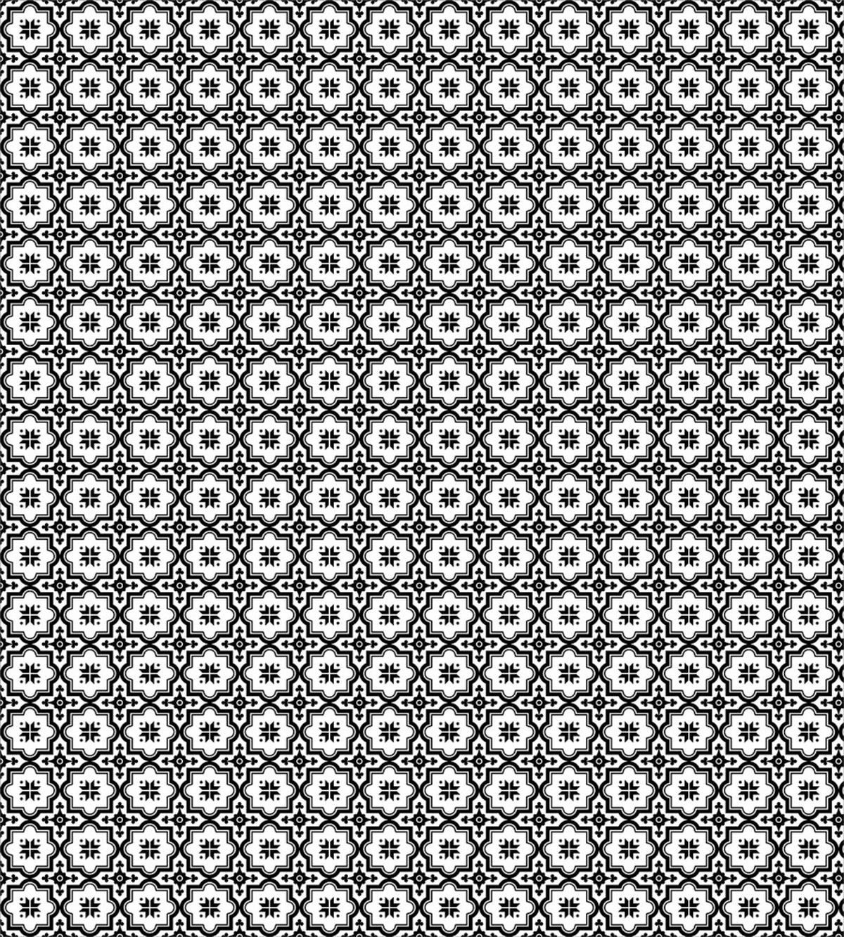 Monochrome Tile Design — Pattern