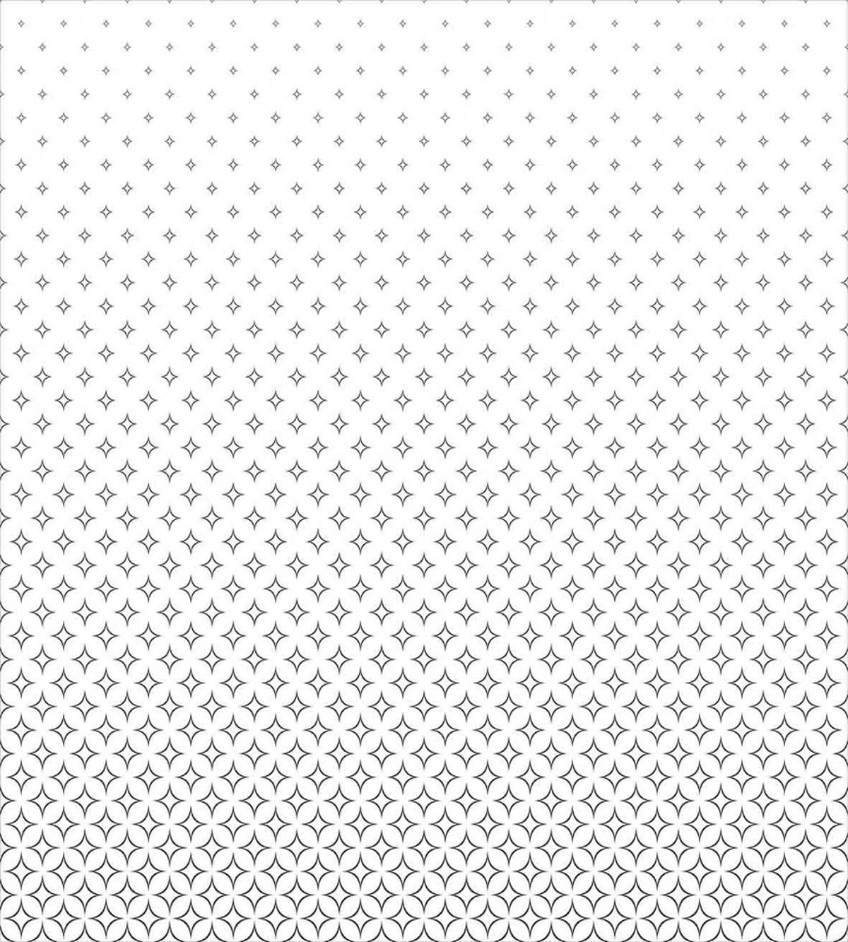 Black Abstract Stars — Pattern