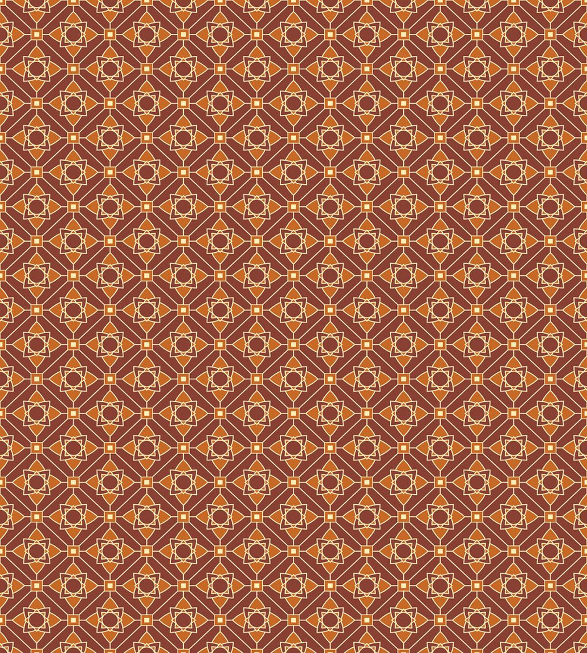 Geometric Flora Dots — Pattern