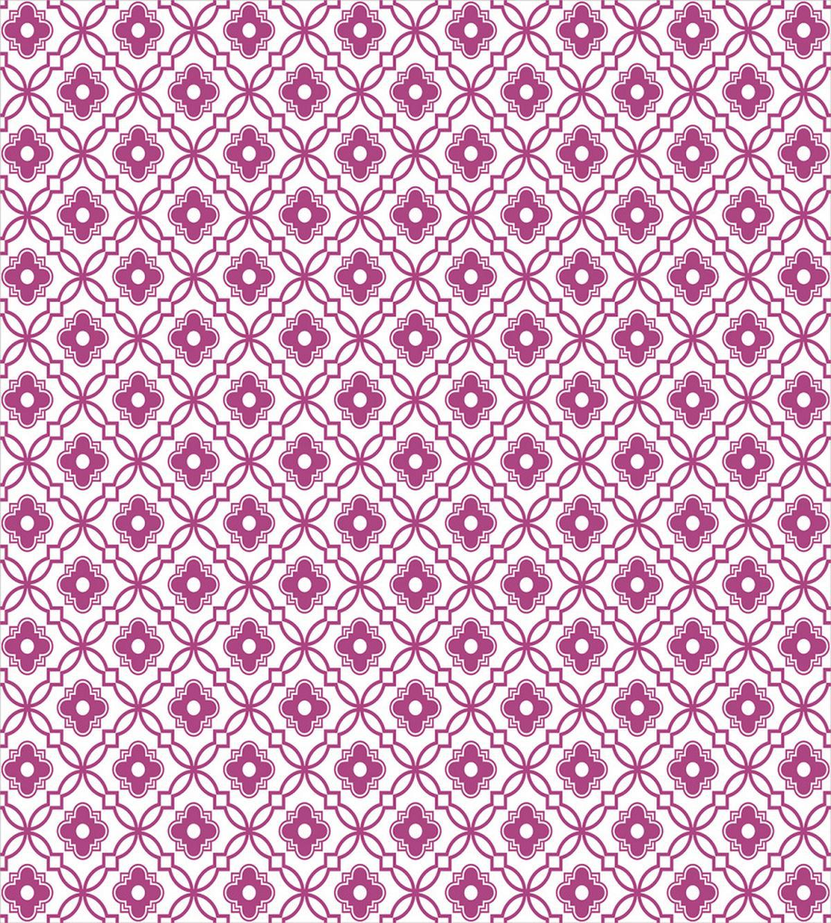 Purple Floral Motifs — Pattern