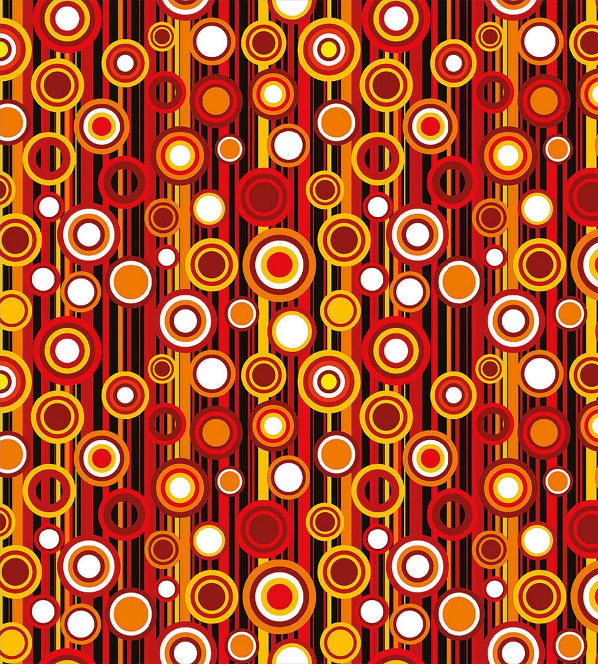 Striped Backdrop Circles — Pattern
