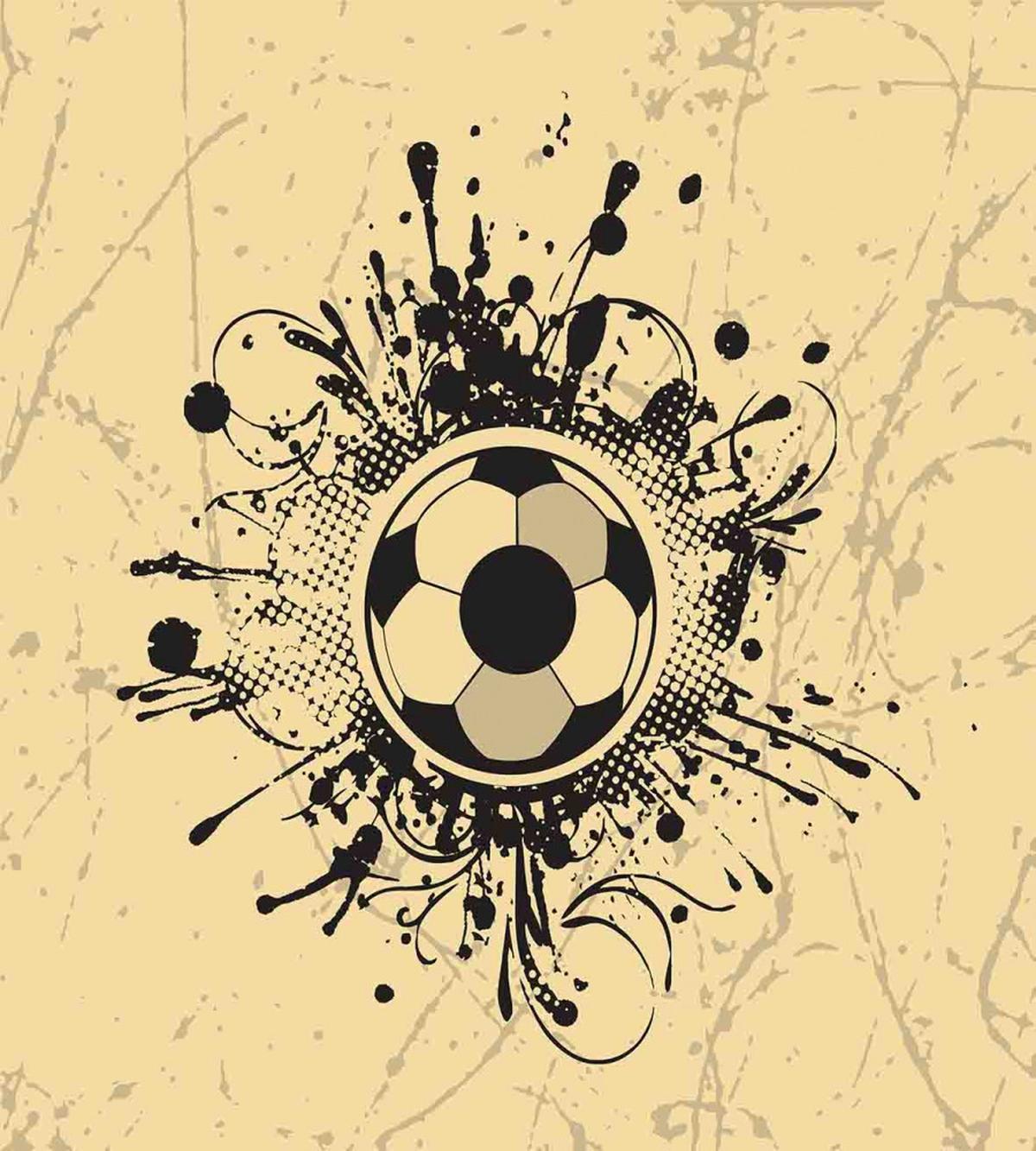 Football Abstract Modern — Pattern