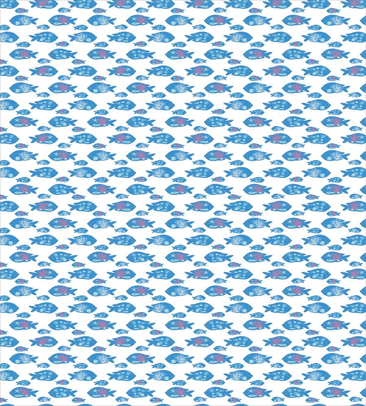 Abstract Fish Design Sea — Pattern