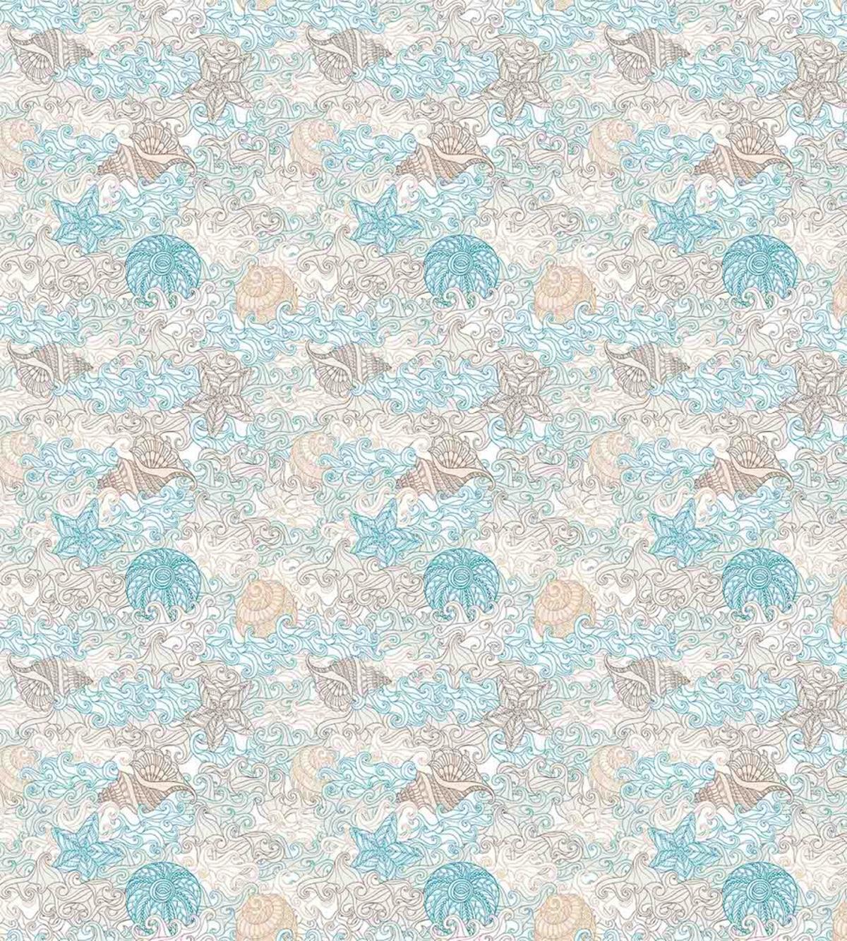 Pastel Toned Seashells — Pattern