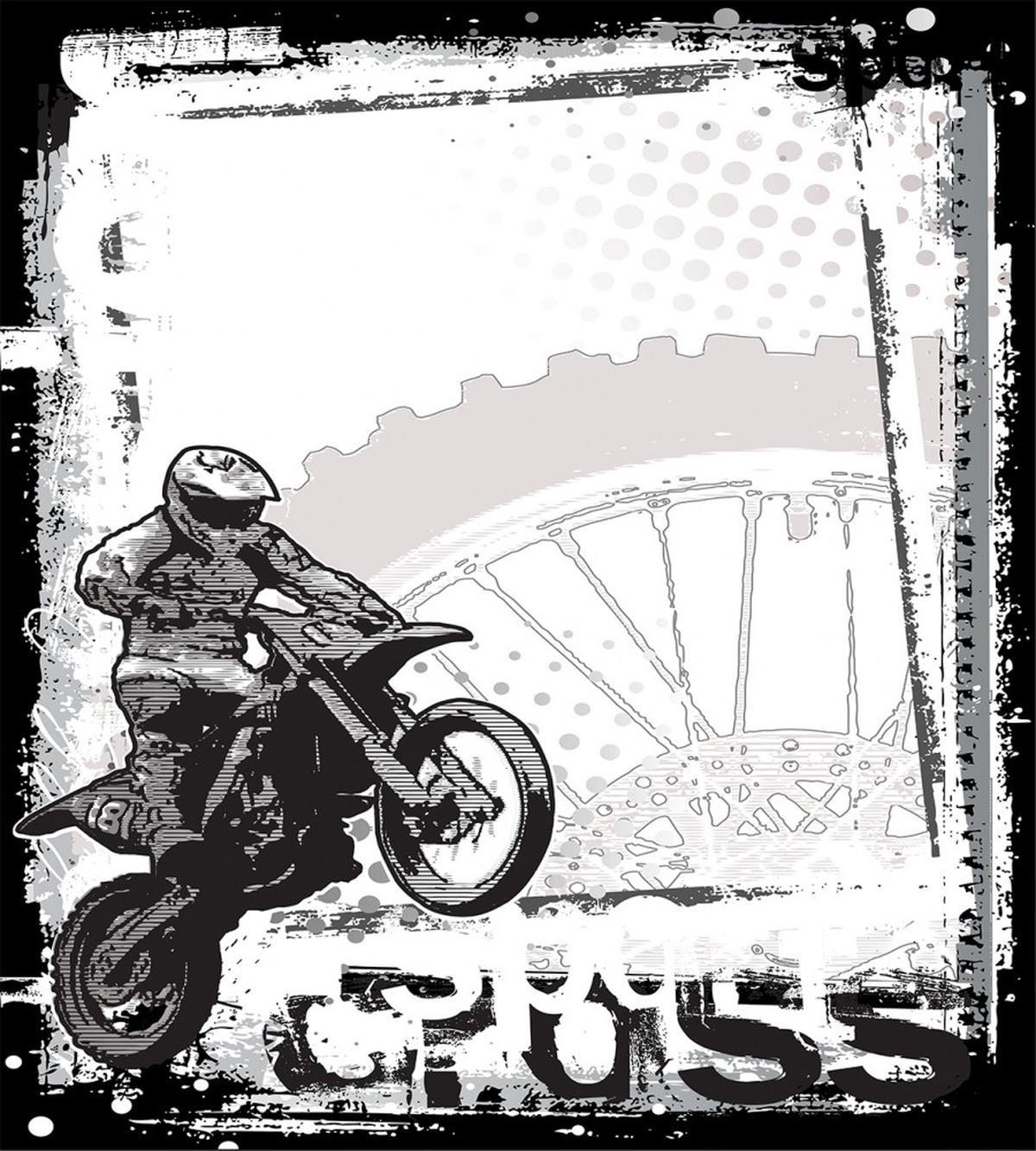 Motocross Racer — Pattern