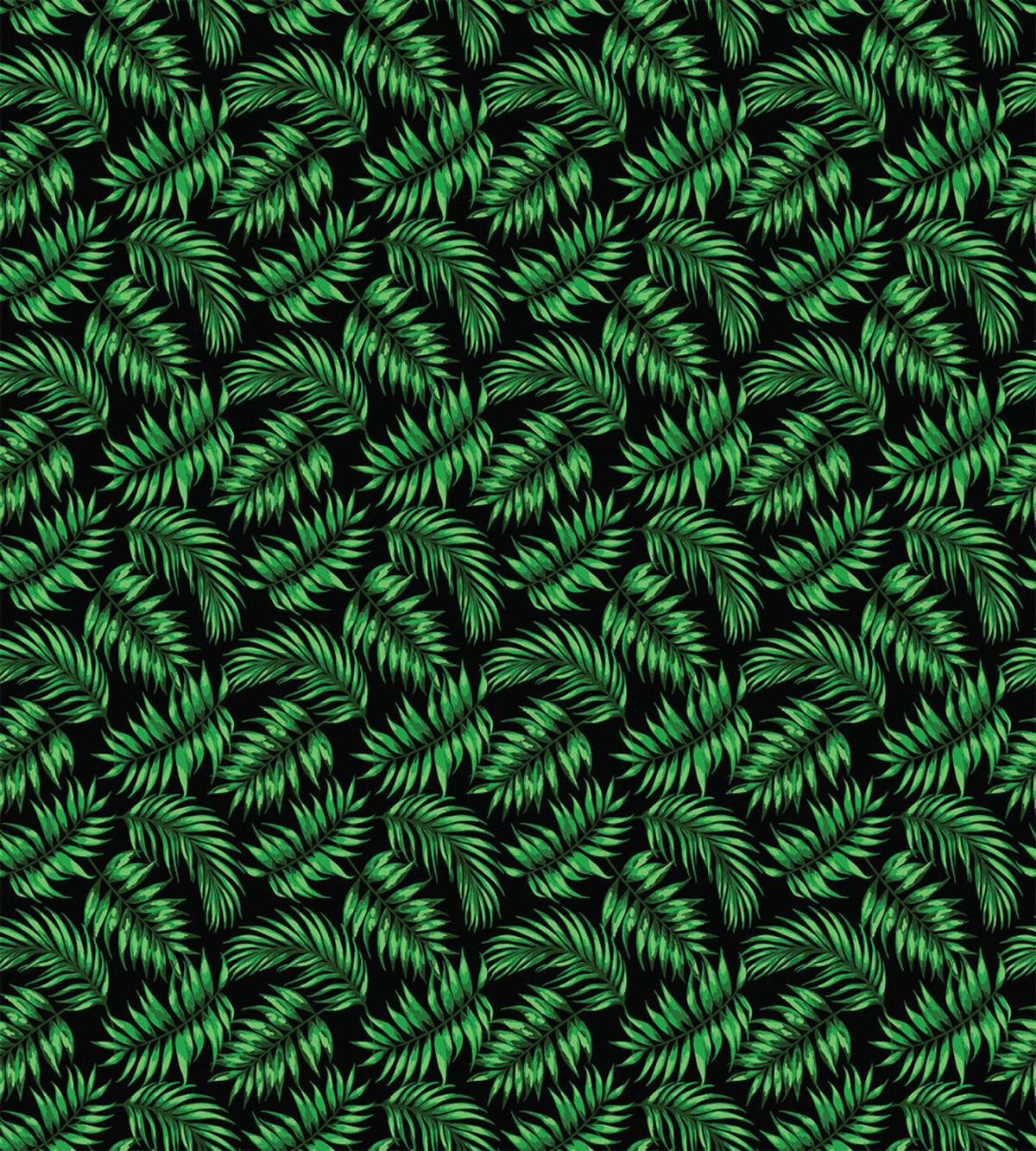 Exotic Jungle Leaves Art — Pattern