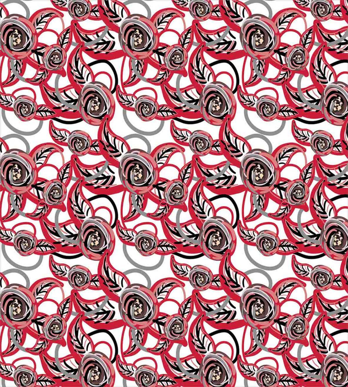 Blossoms Paint — Pattern