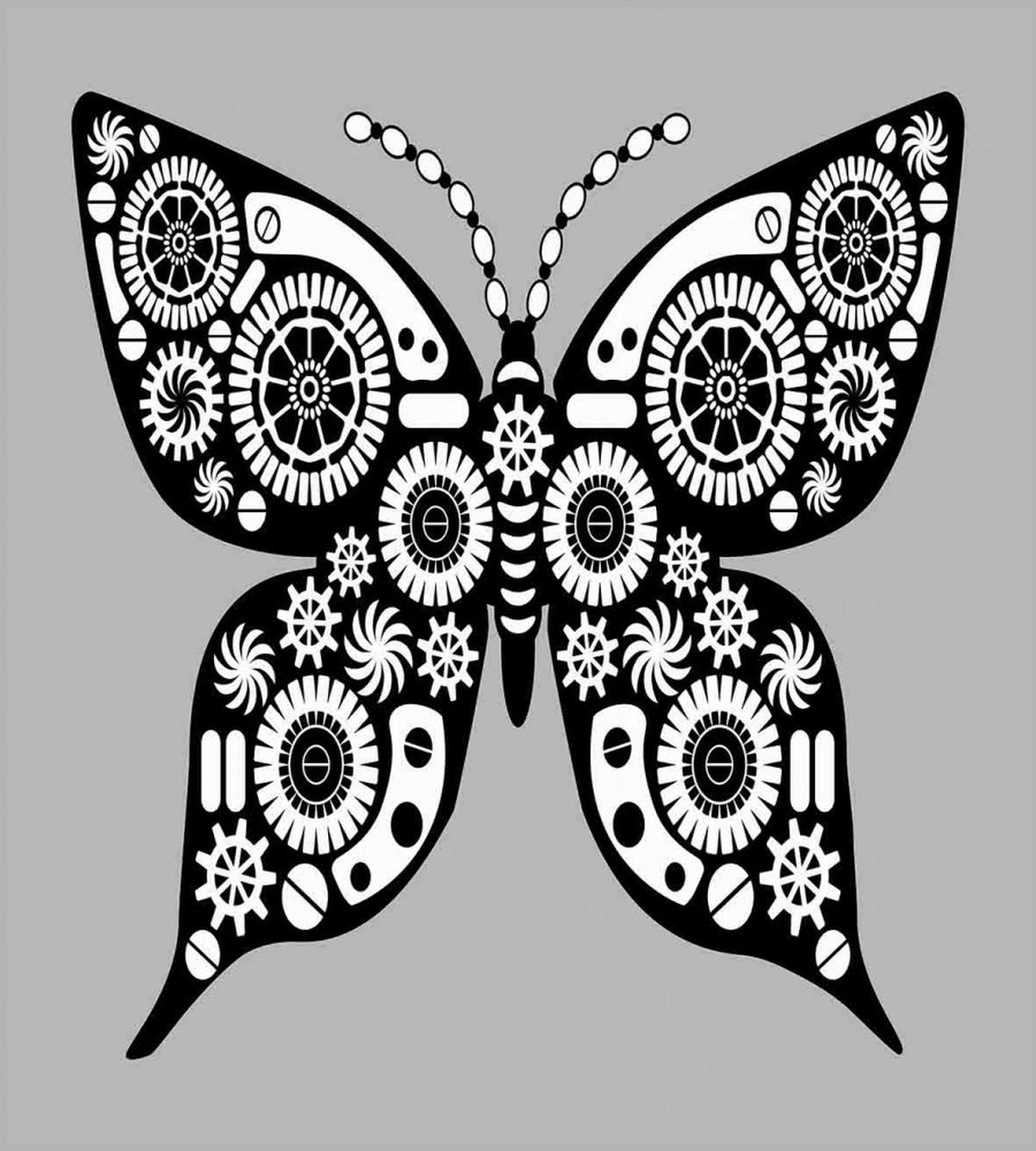Silhouette Butterfly — Pattern