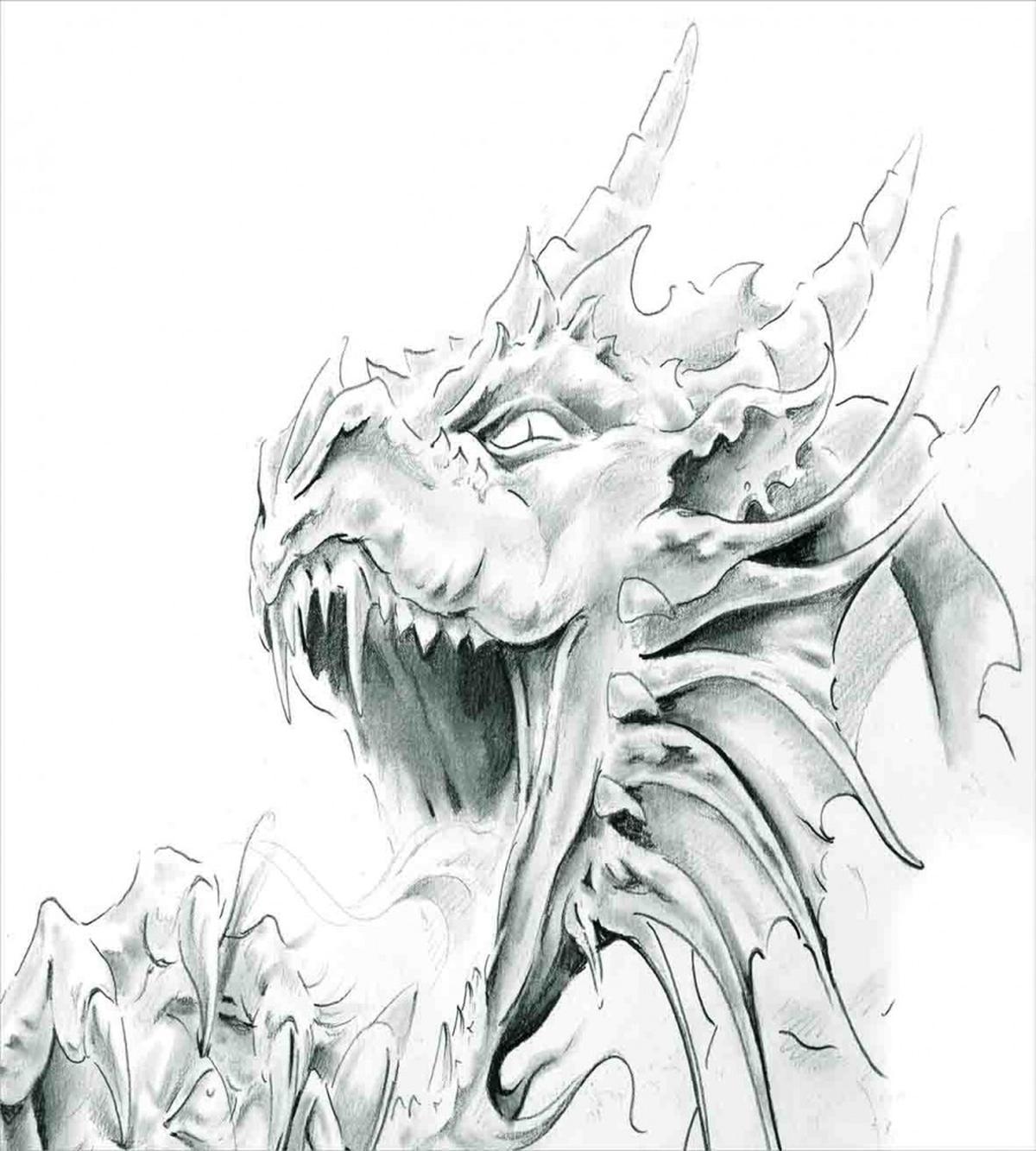Medieval Myth Sketch — Pattern