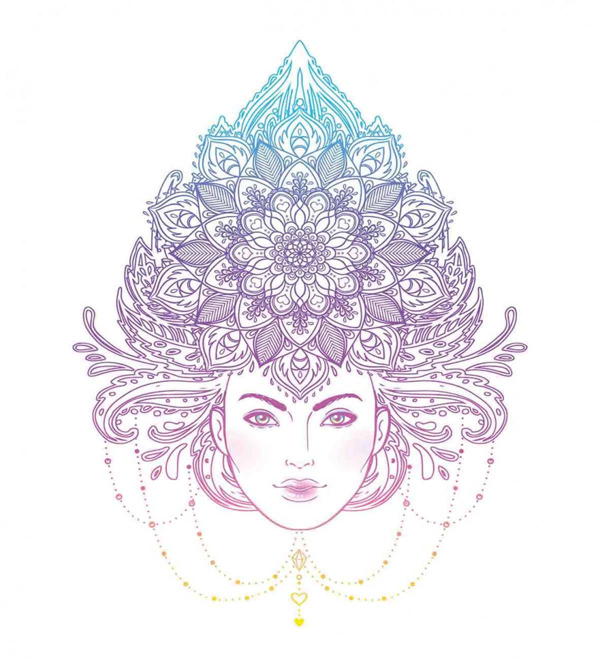 Tribal Boho Diva Floral — Pattern