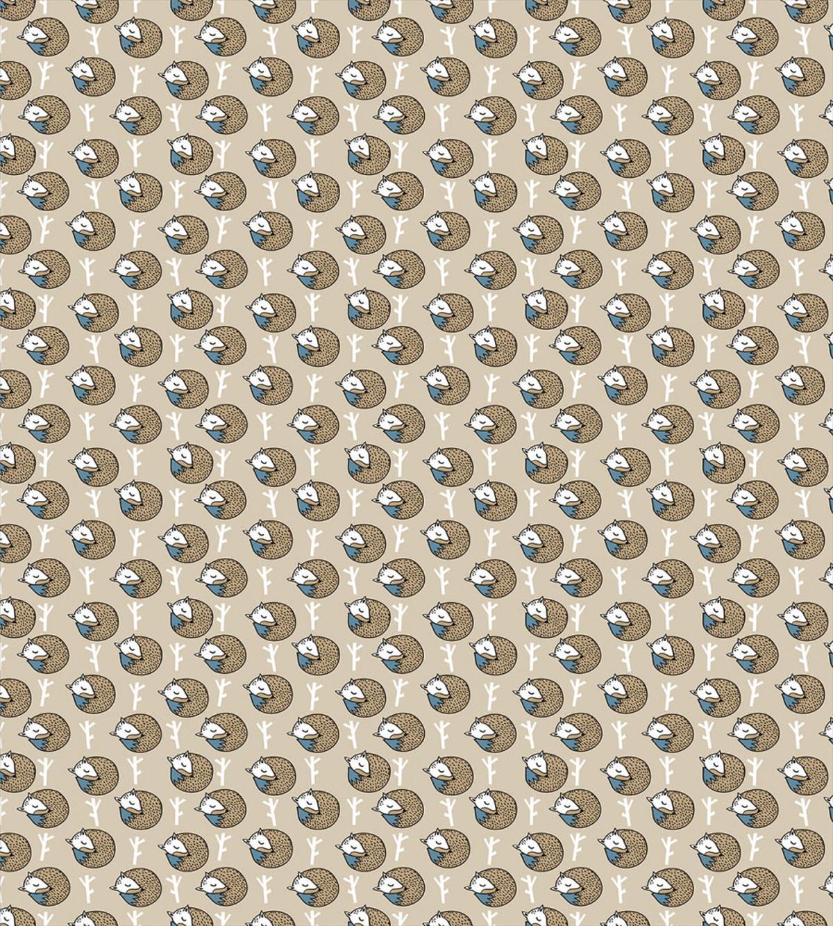 Sleeping Animals and Branches — Pattern