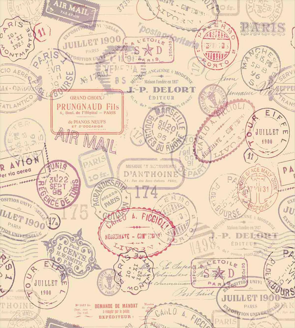 Retro Inspired Postage — Pattern