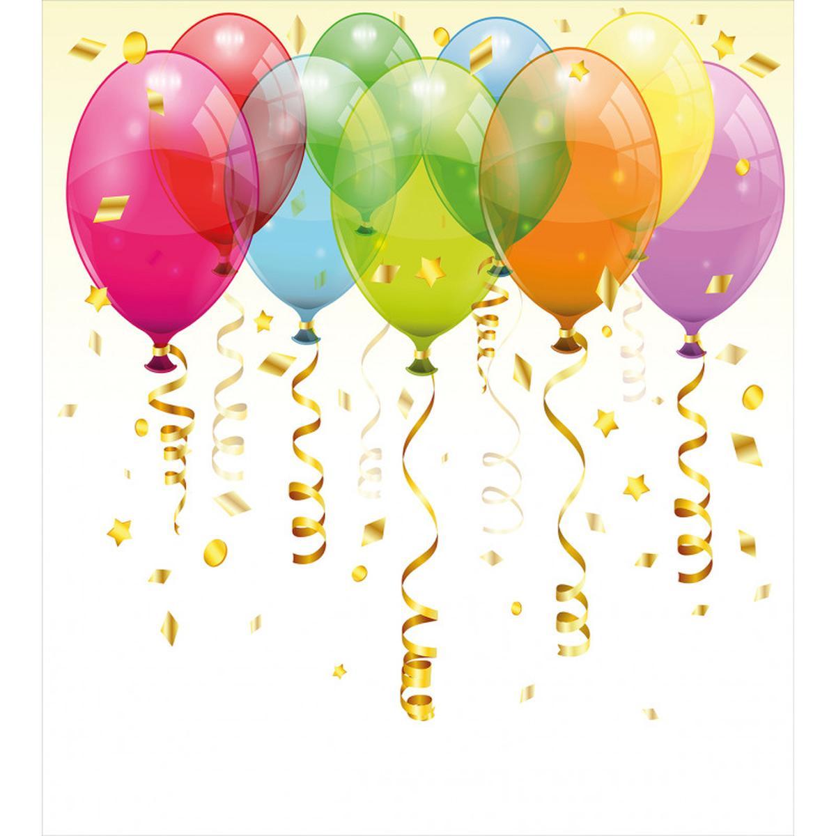 3D Balloons Rain — Pattern