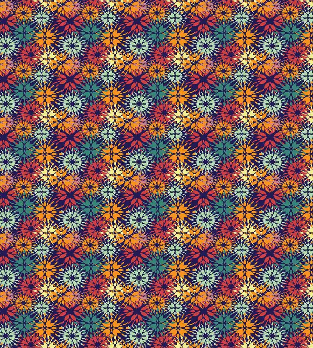 Colorful Petal Design — Pattern