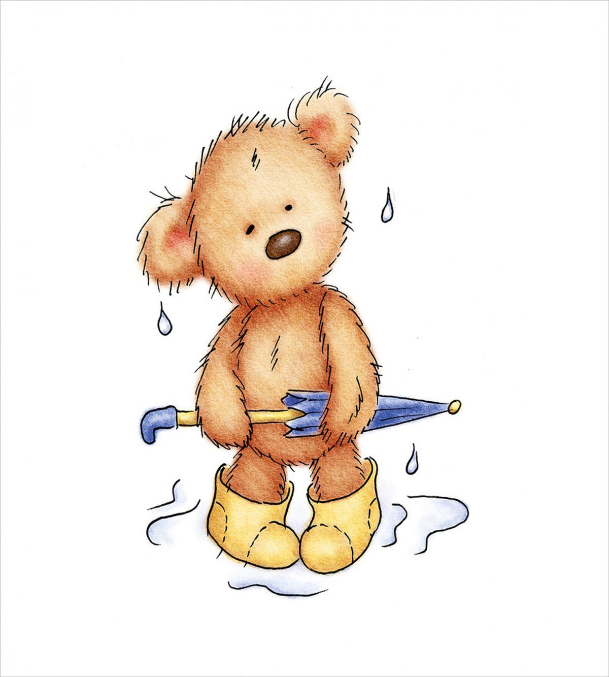 Teddy Bear Rain Umbrella — Pattern
