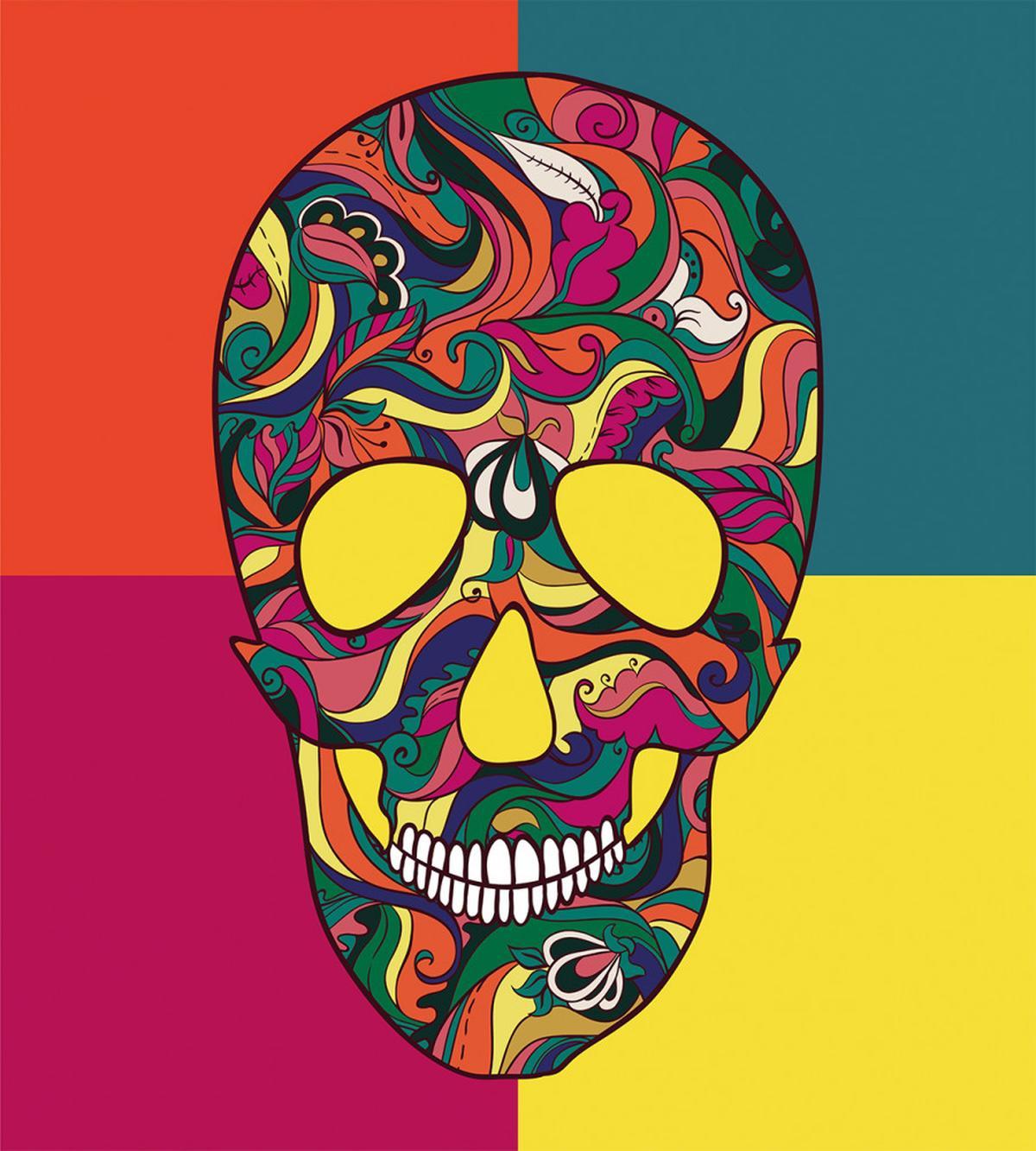 Colorful Calavera — Pattern