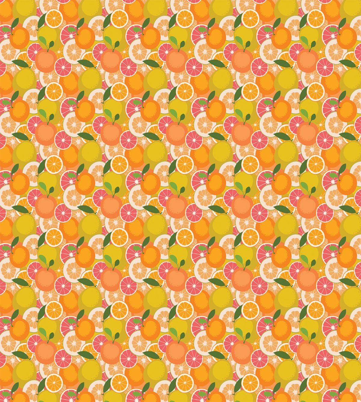 Fresh Tasty Citrus Fruit — Pattern