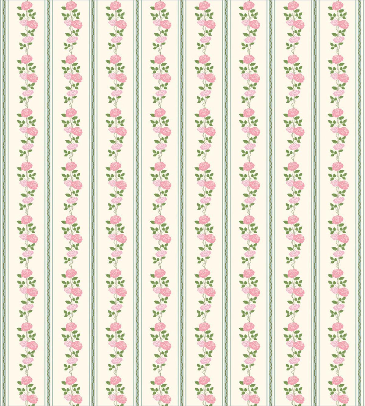 Flower Roses Buds Swirls — Pattern