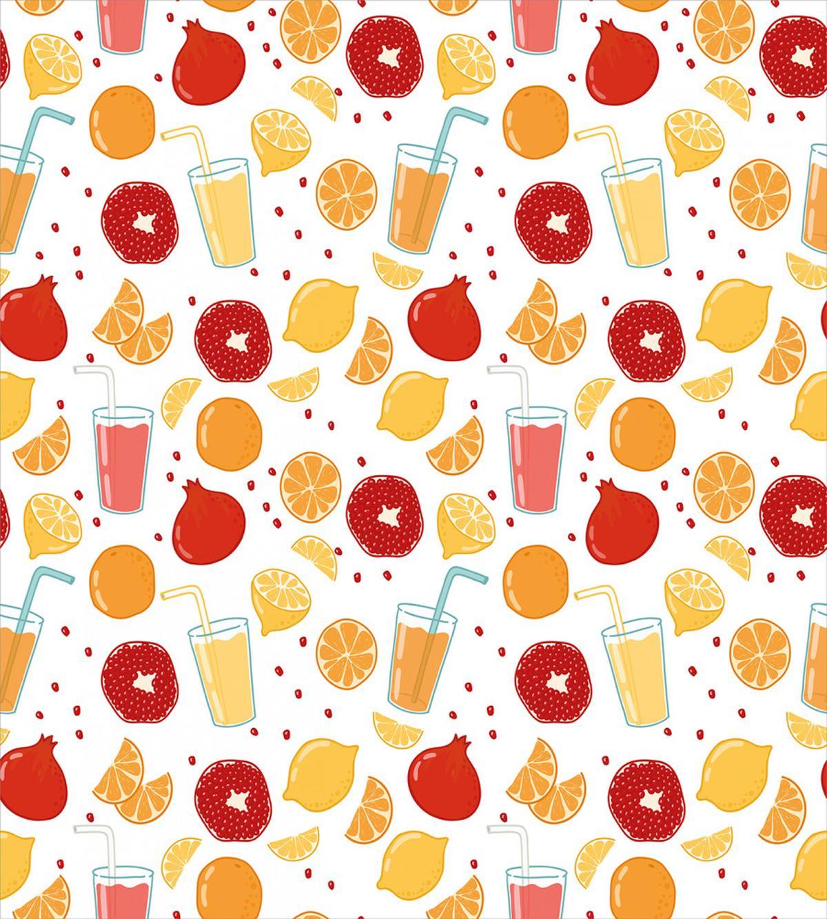 Fruits Juice Lemon — Pattern