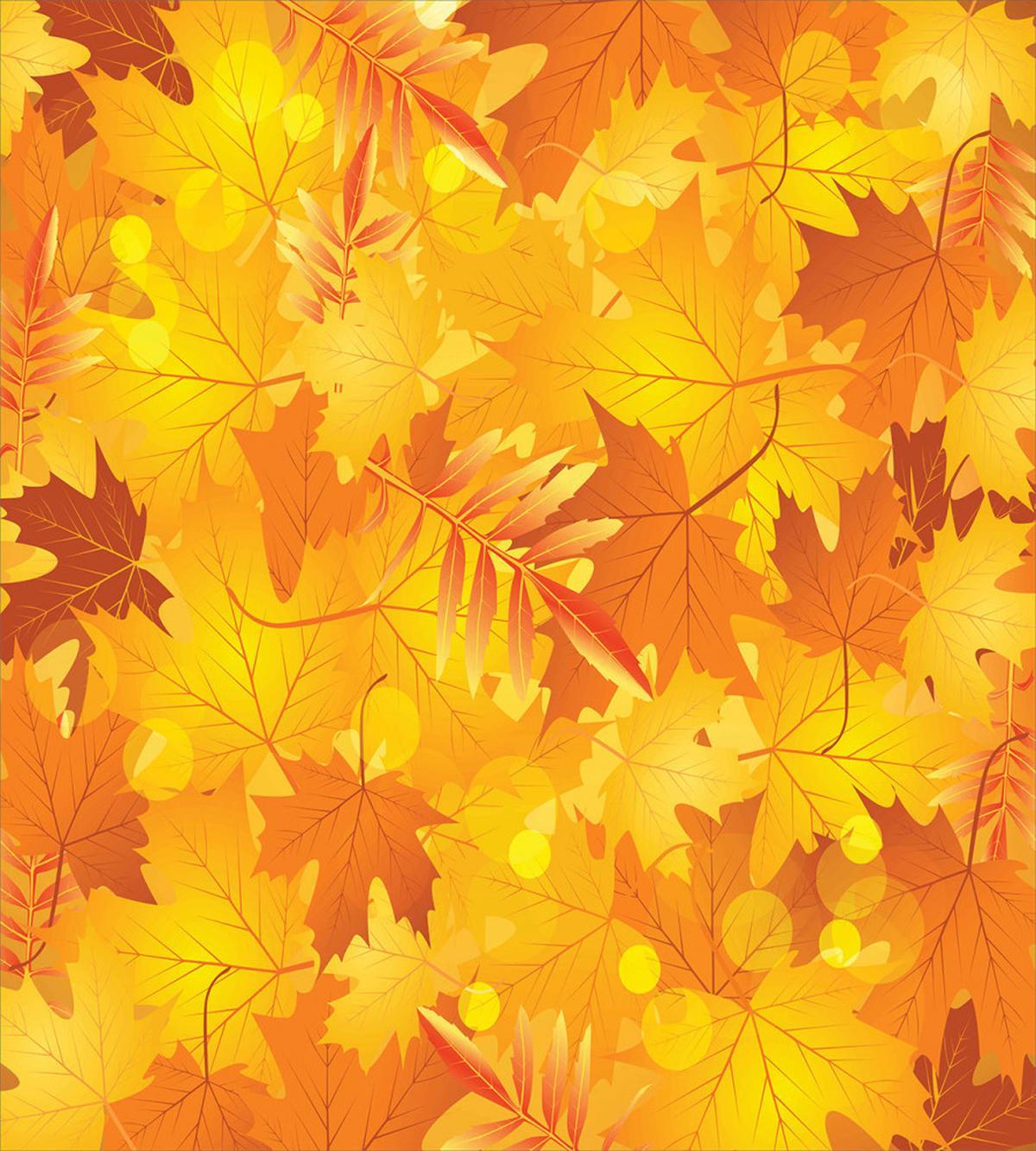 Graphic Pile of Dried Leaves — Pattern