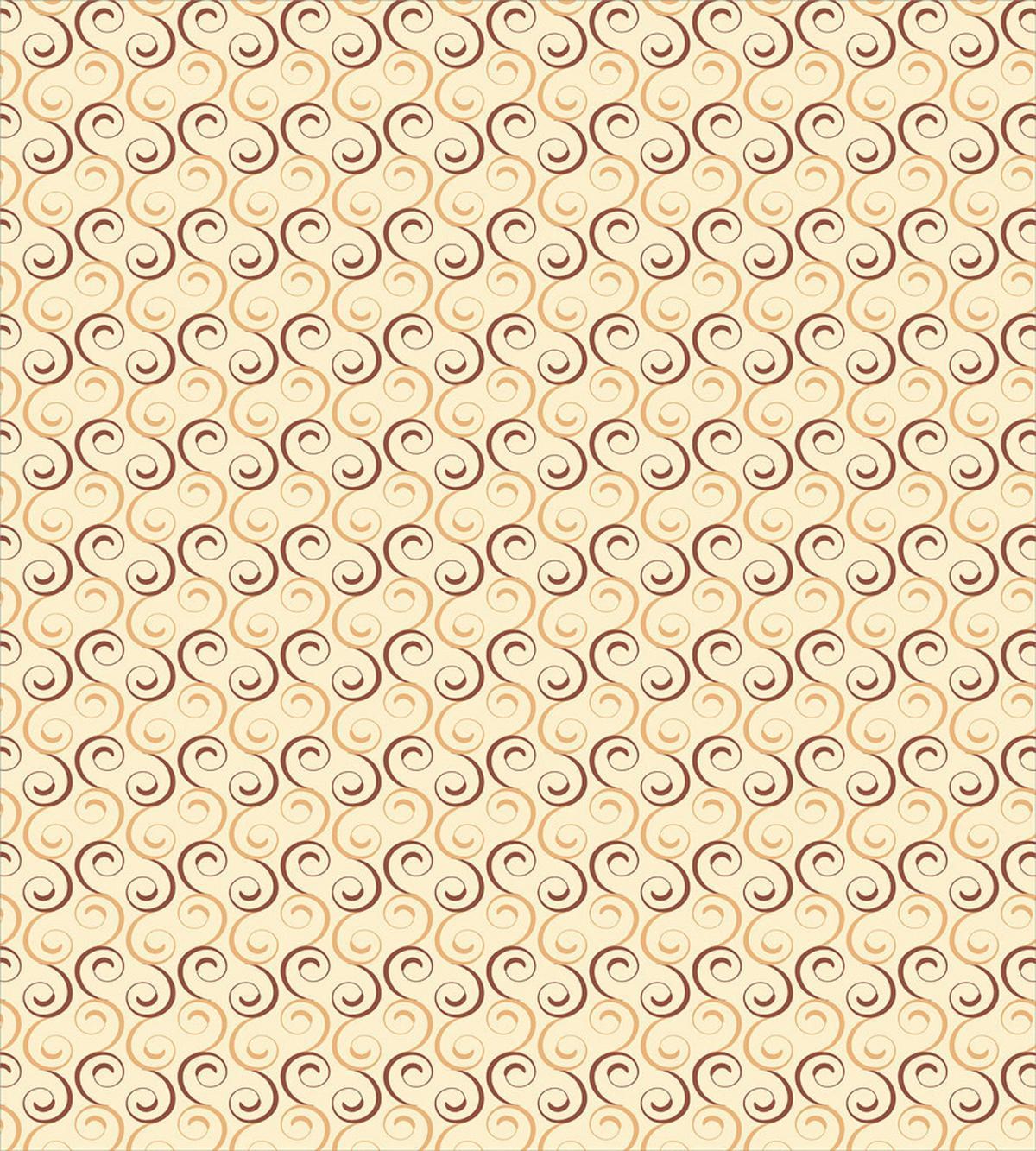 Swirl Petals Buds Leaf — Pattern