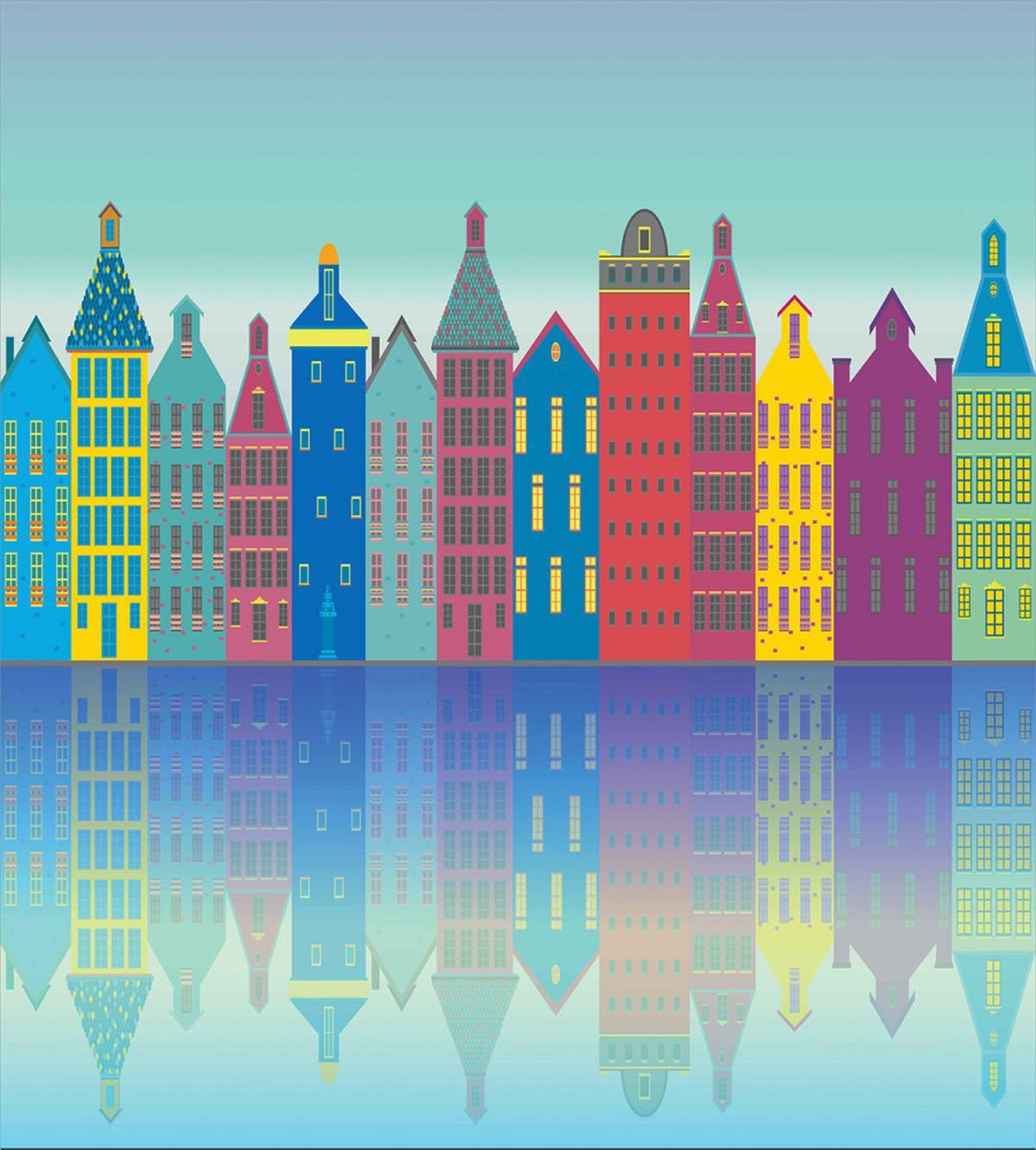 Futuristic Urban Elements — Pattern