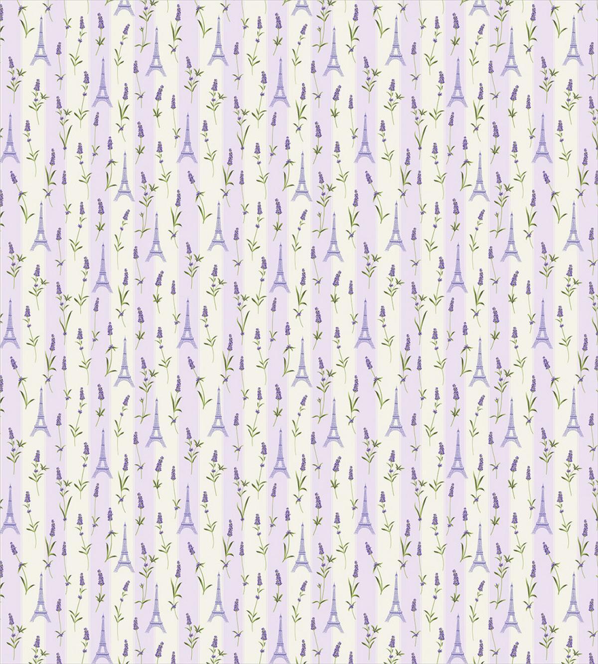 Lavender Eiffel Pastel — Pattern