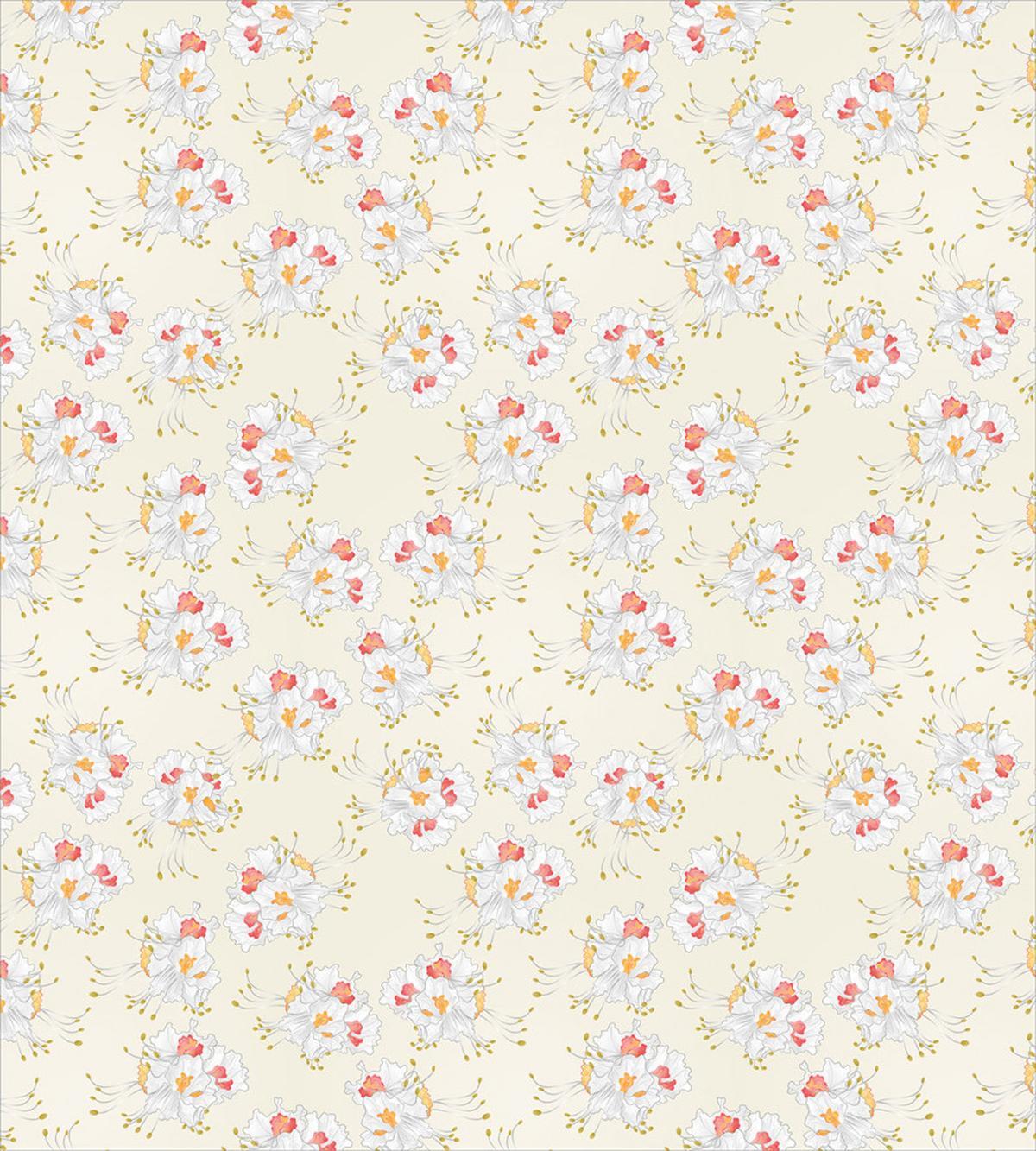 Pastel Art Chestnut Flowers — Pattern