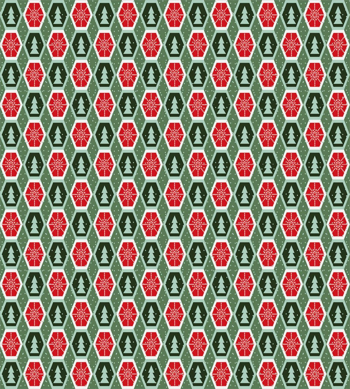 Dots and Winter Trees — Pattern