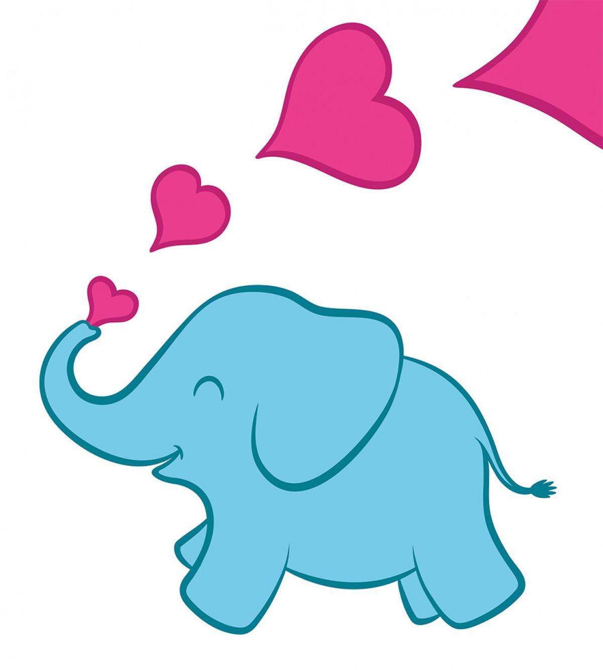 Vibrant Elephant — Pattern