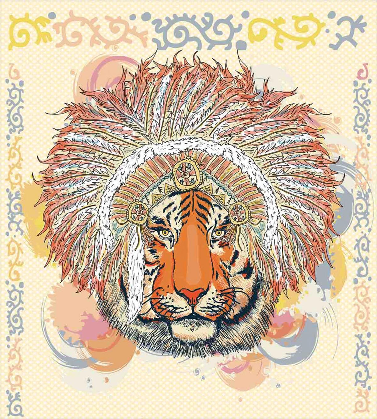 Safari Wild Tiger — Pattern