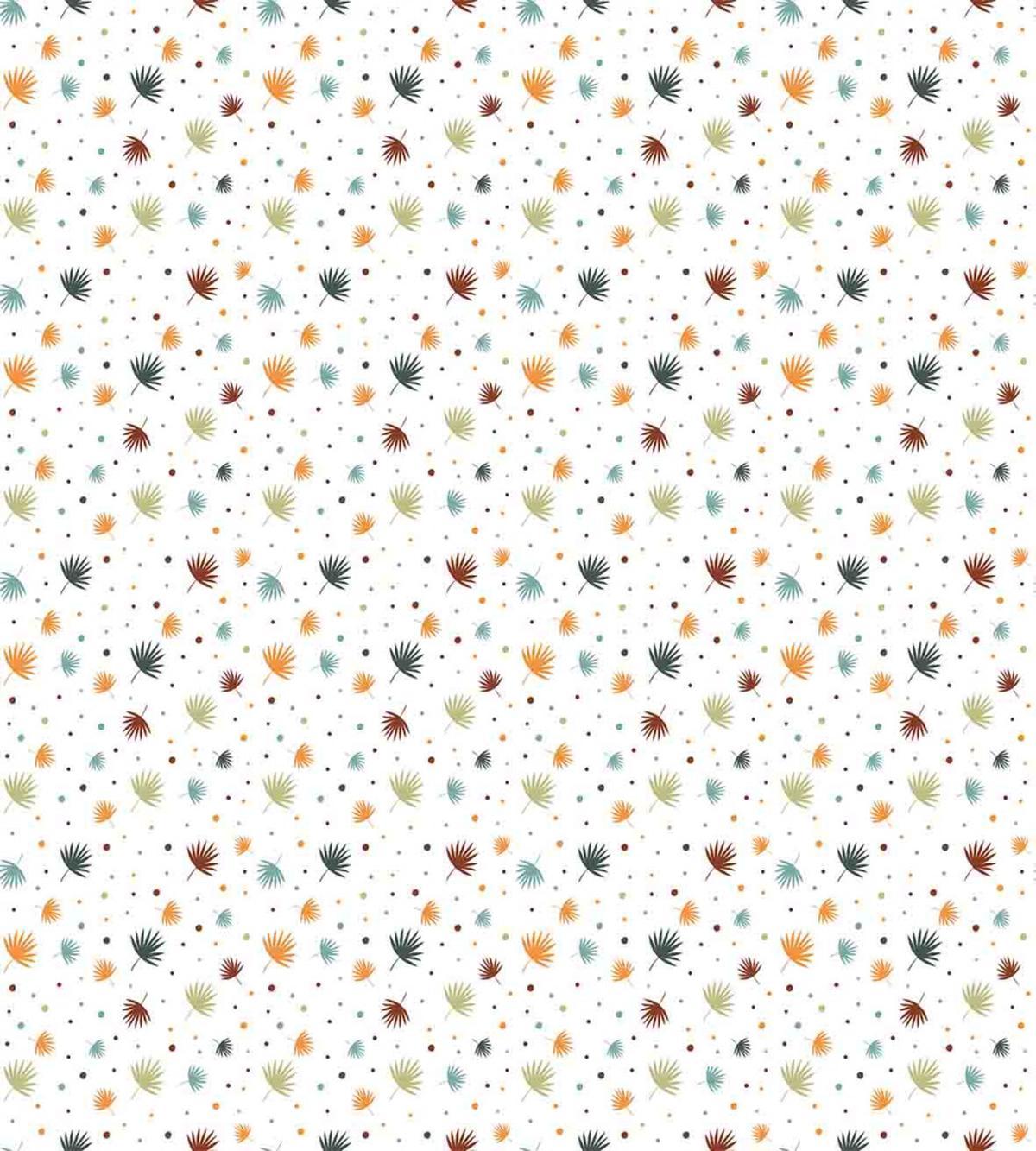 Pastel Tiny Foliage Motifs — Pattern