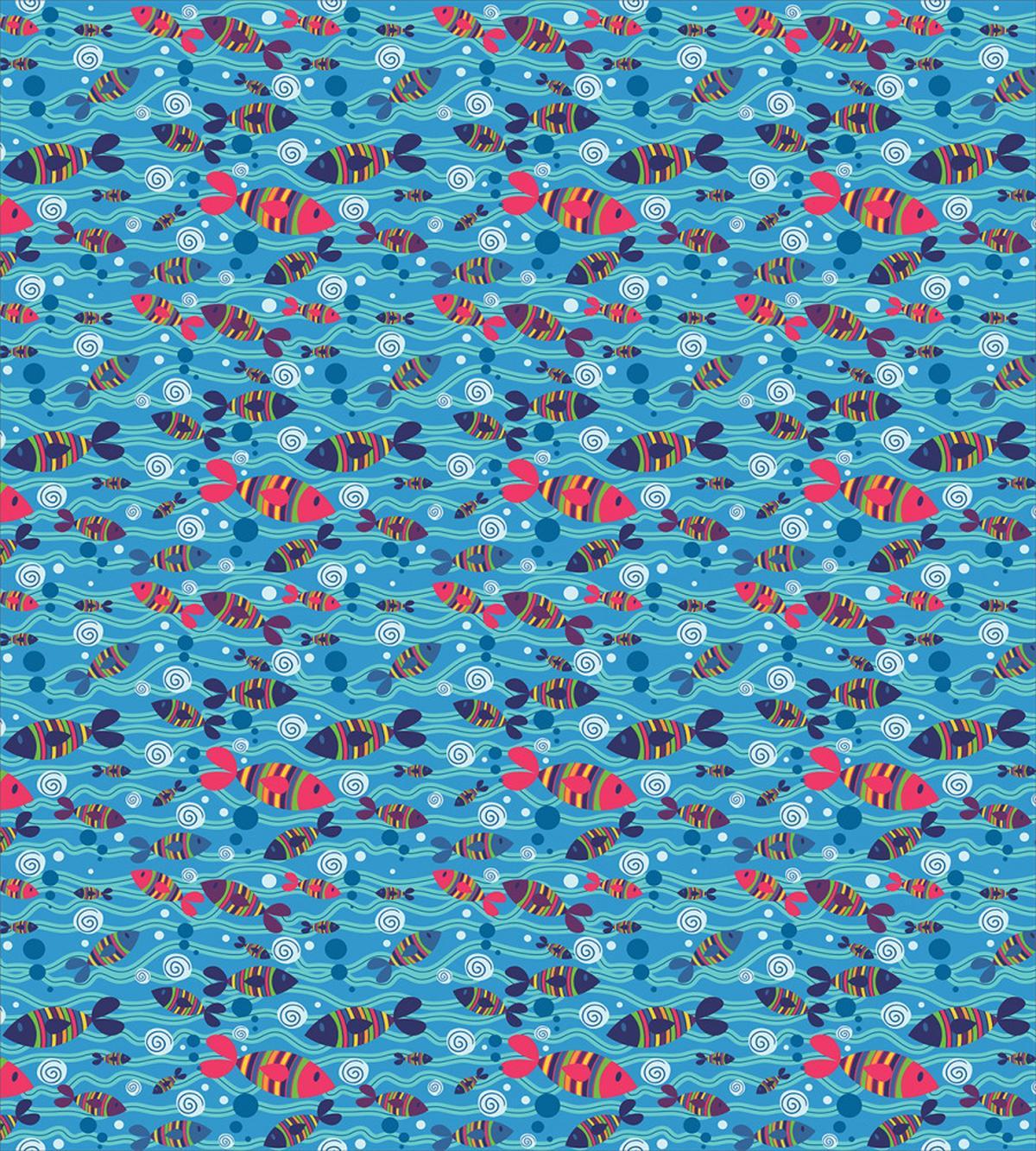 Colorful Wavy Ocean — Pattern