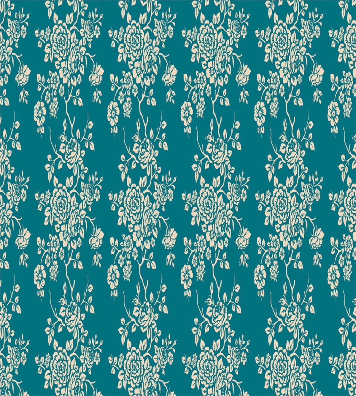 Roses on Blossoming Branches — Pattern