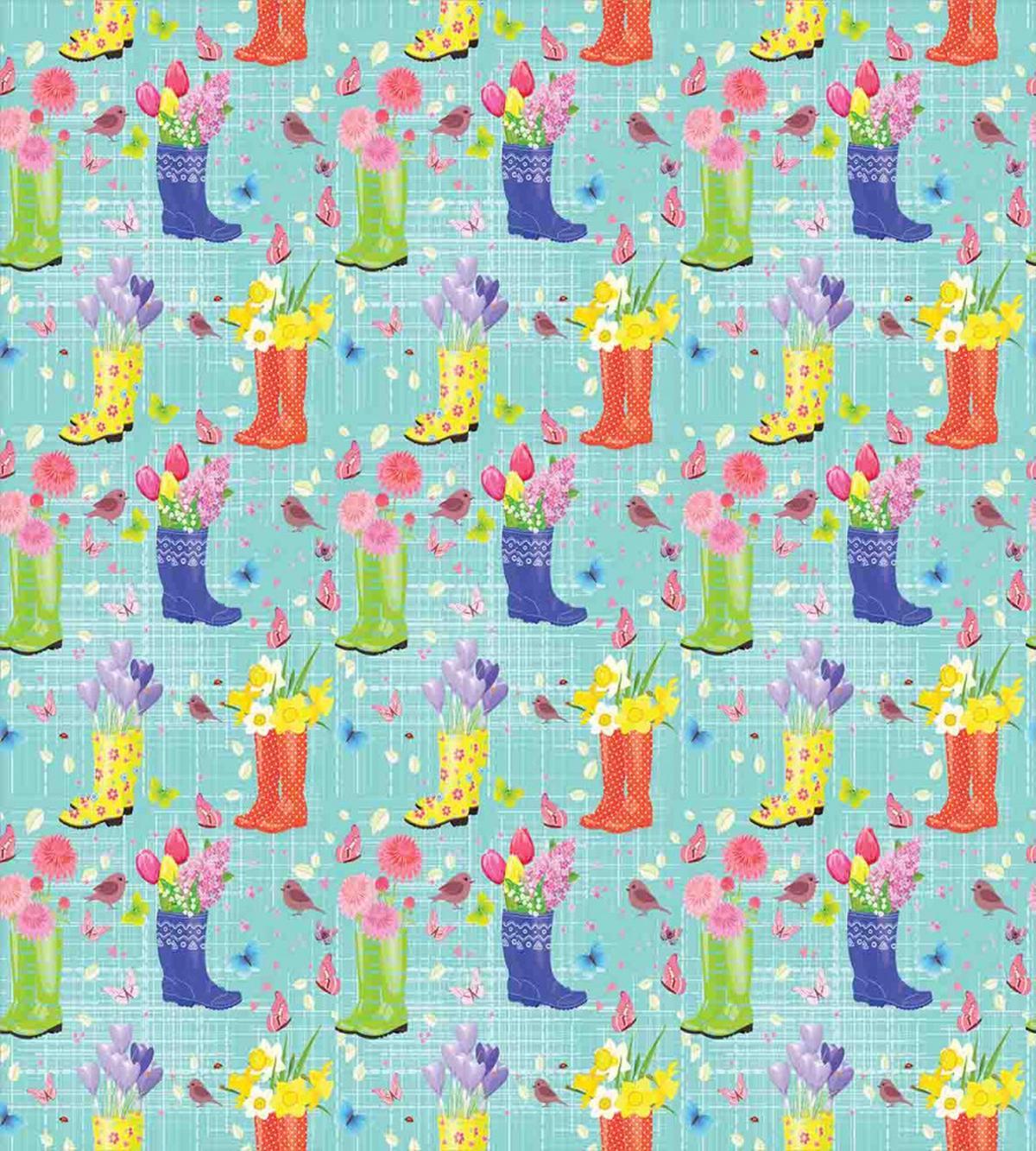 Rubber Boots and Flowers — Pattern