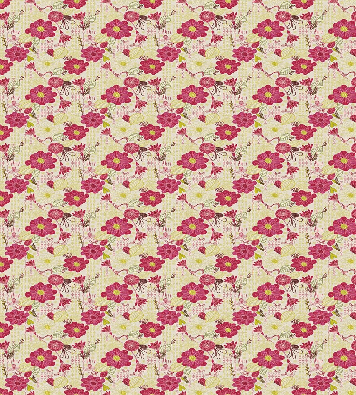 Feminine Floral Pinky Garden — Pattern