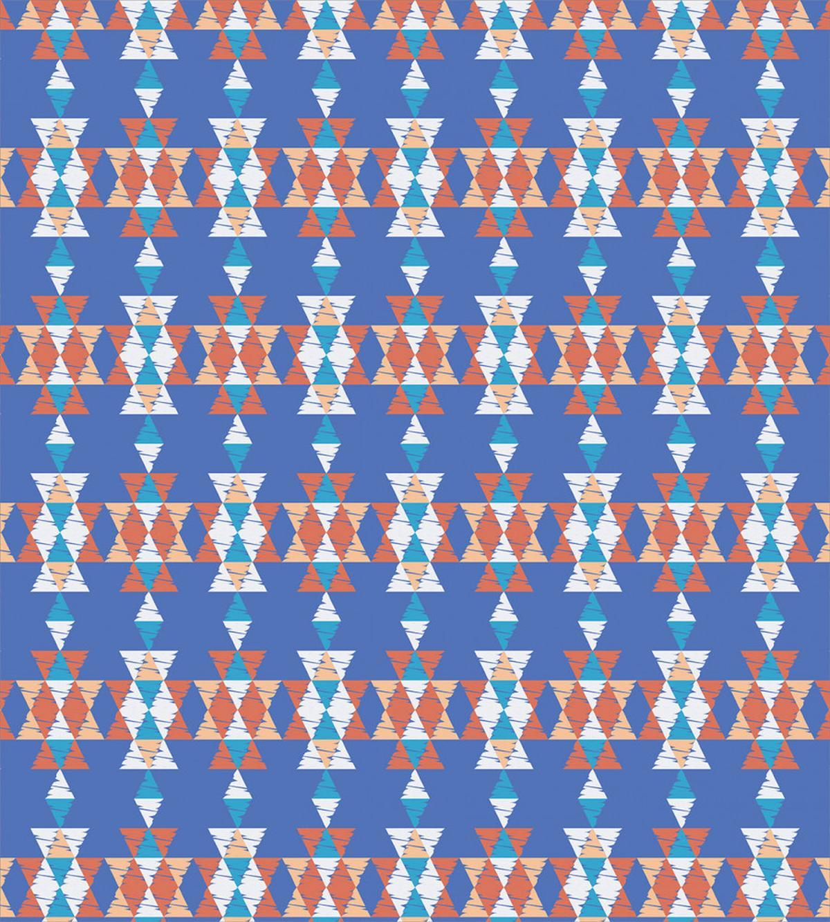 Retro Native Triangular Art — Pattern