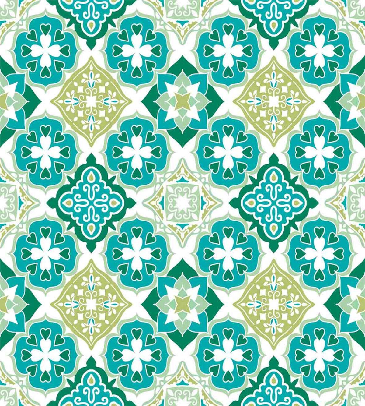 Geometric Colored Tiles — Pattern