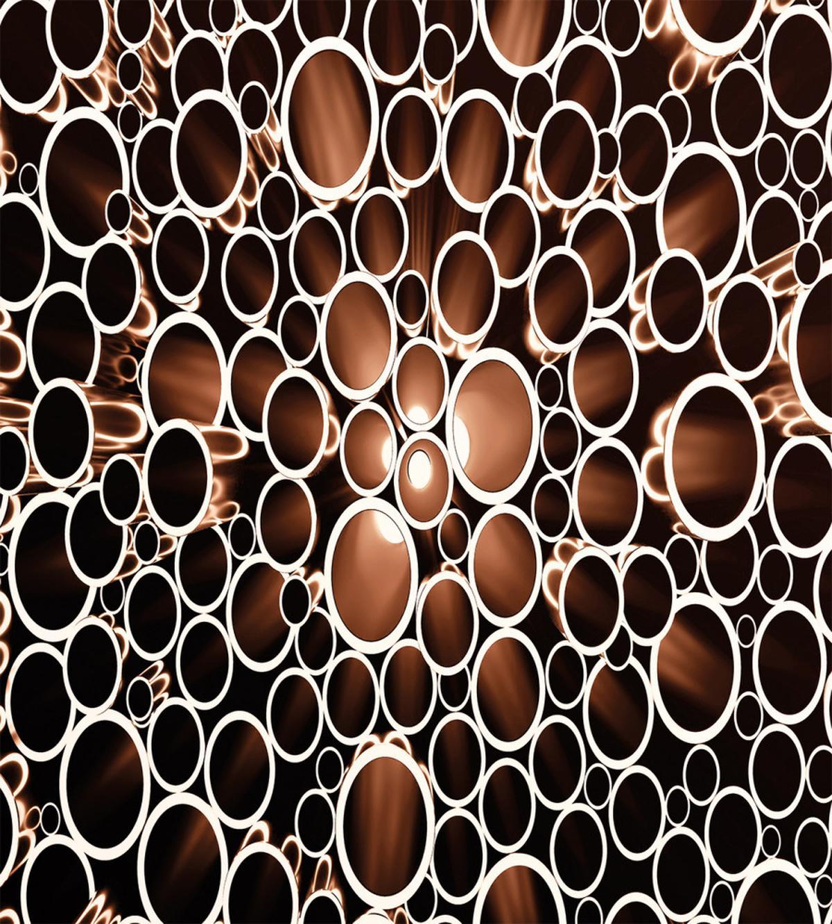 Round Pipes 3D Style — Pattern