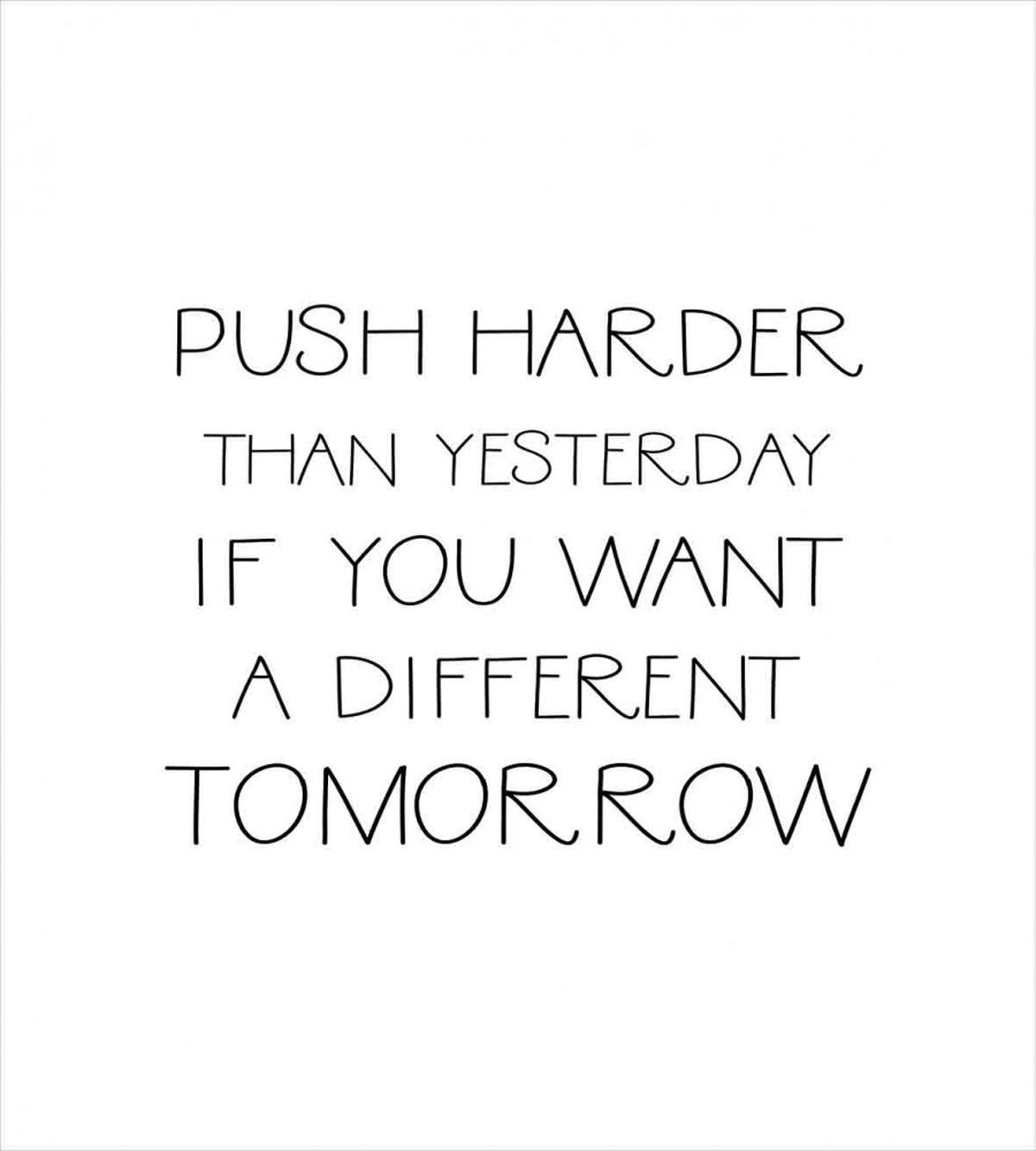 Push Harder Words — Pattern