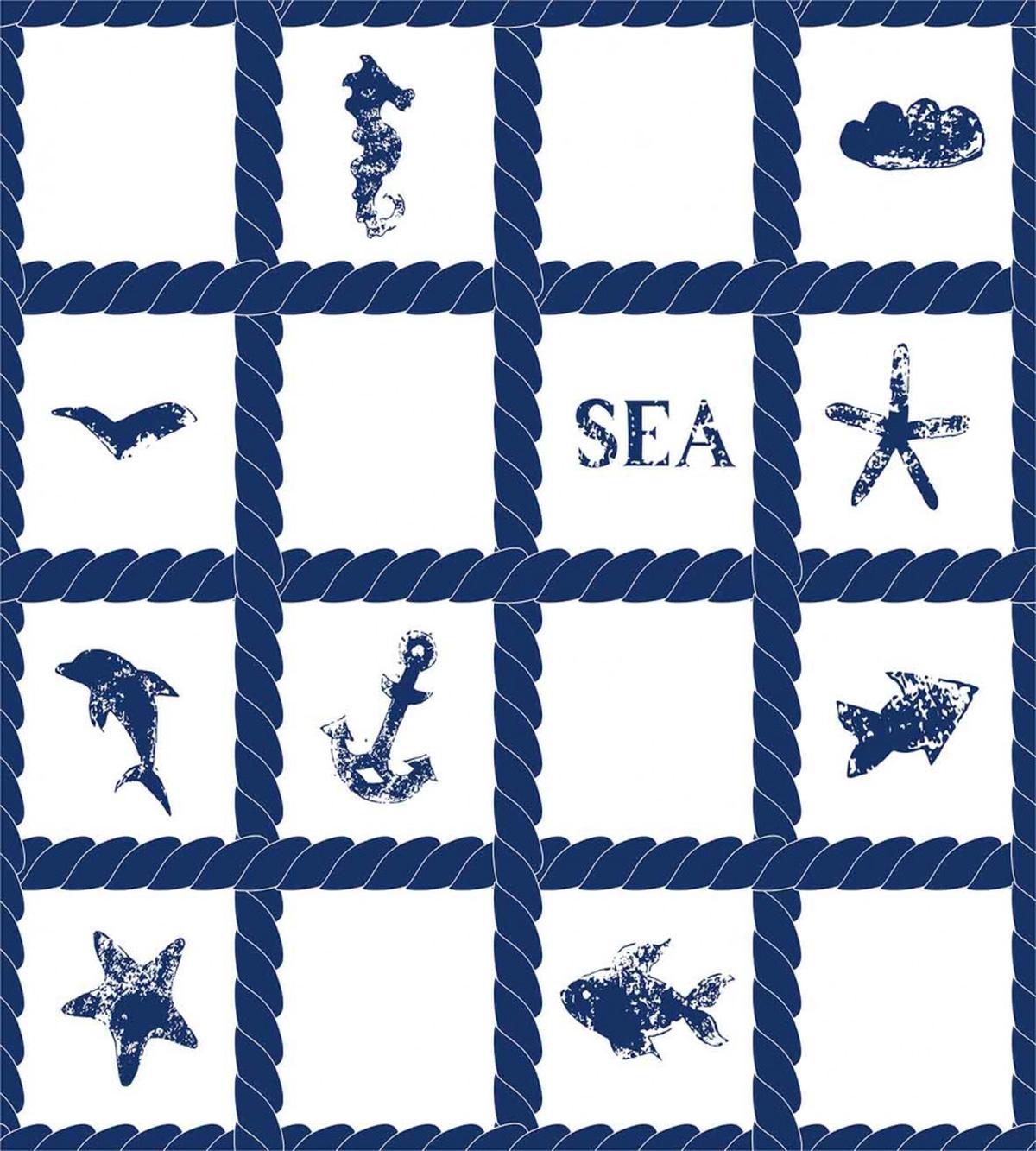 Starfish Anchor Sealife — Pattern